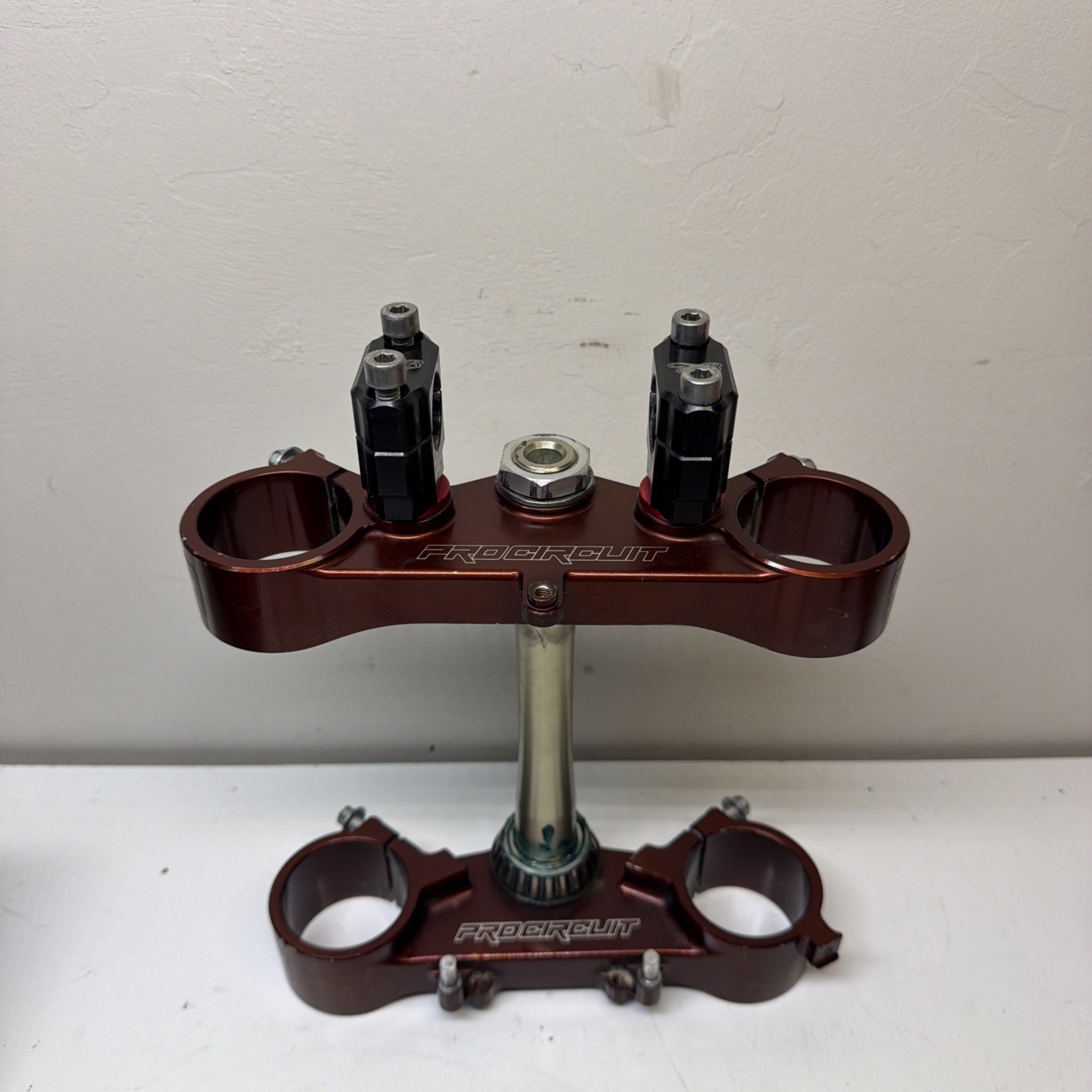 13 - 18 2018 KAWASAKI KX 250 F PRO CIRCUIT TRIPLE CLAMPS RENTHAL 1 1/8 BAR CLAMP