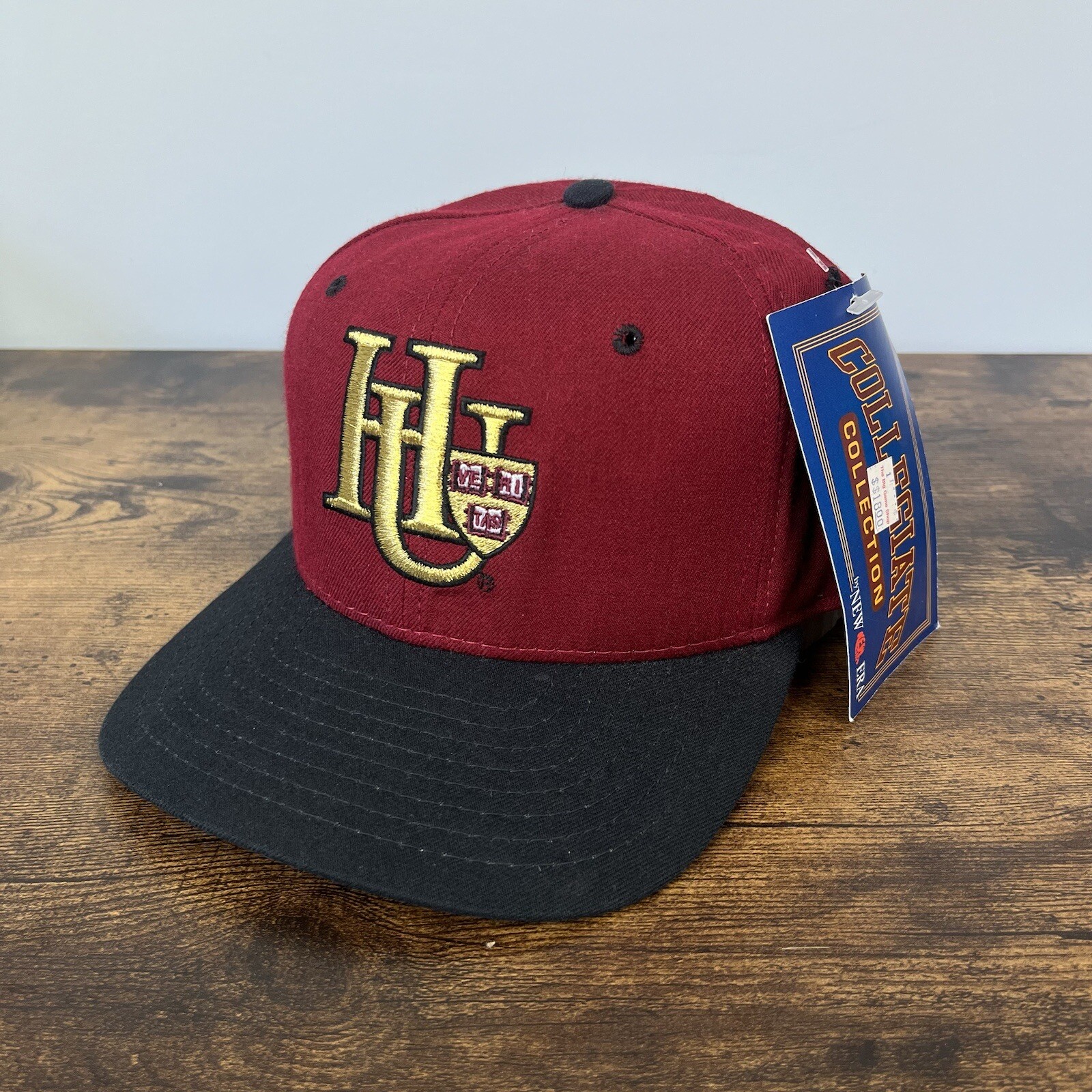 New Era Harvard University Snapback Hat -Collegiate Collection NWT USA Pro VTG