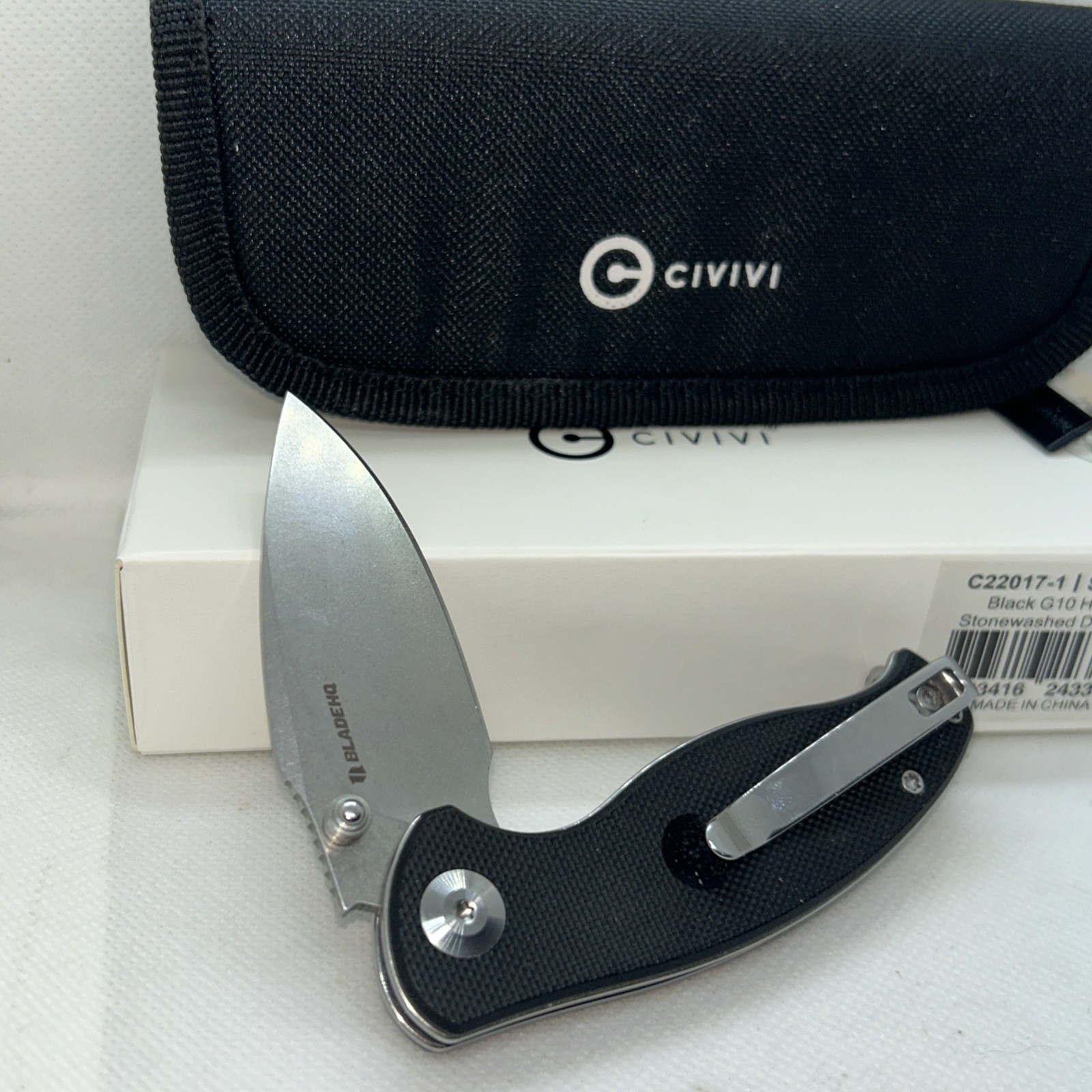 Civivi Scintilla New BLADE HQ EXCLUSIVE G-10 Black stonewash D2 Limited Edition Civivi Scintilla New BLADE HQ EXCLUSIVE G-10 Black stonewash D2 Limited Edition