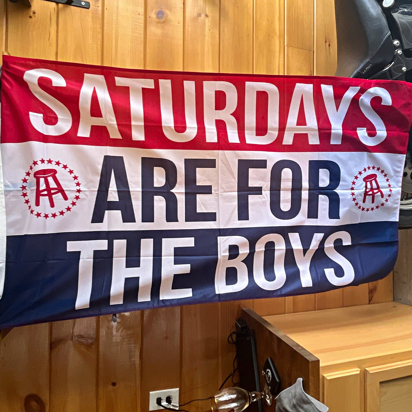 Saturdays Are For The Boys 3x5 ft Polyester Flag Red White Blue Barstool Sports Saturdays Are For The Boys 3x5 ft Polyester Flag Red White Blue Barstool Sports