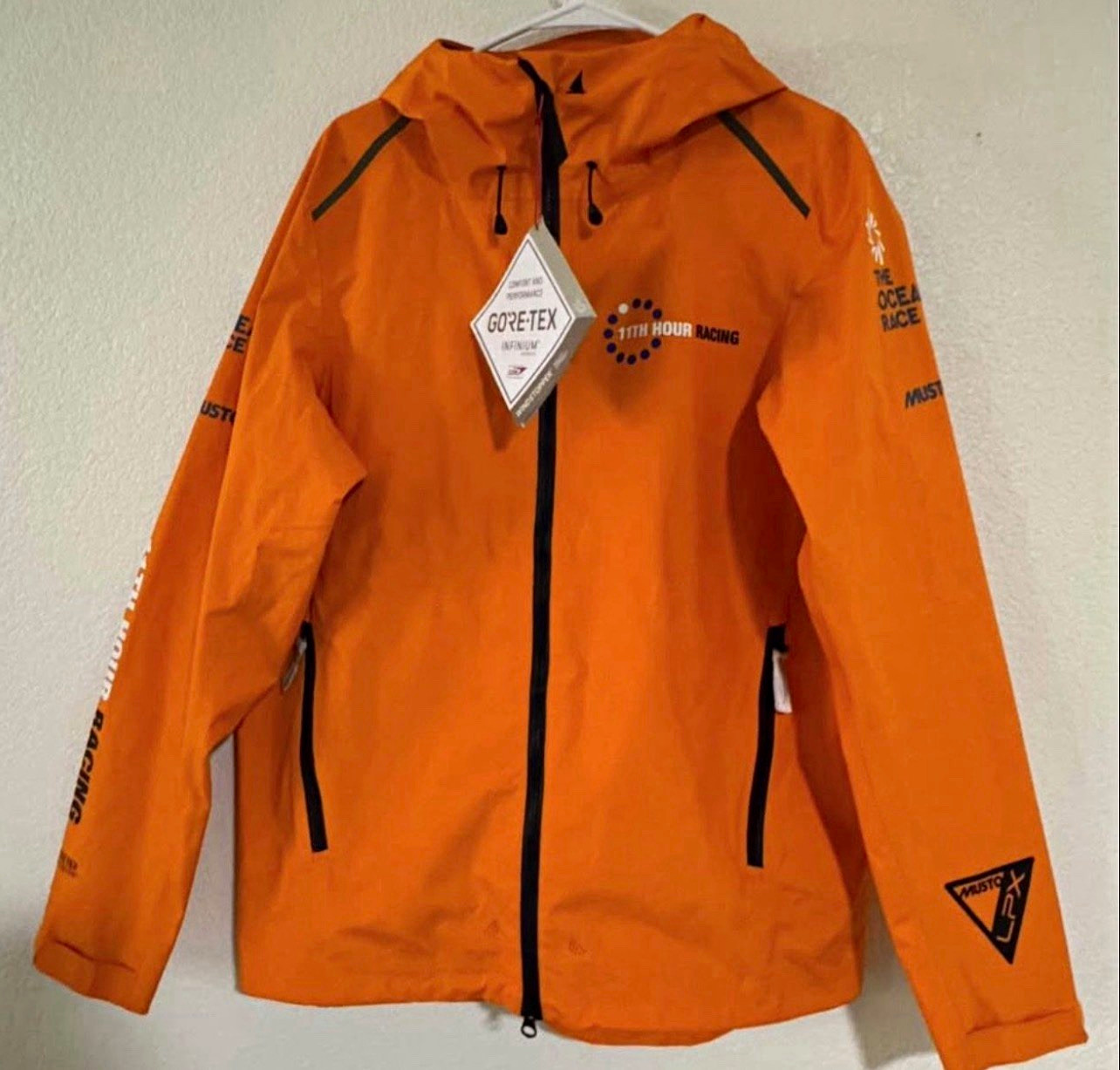 Musto LPX Gore-Tex Infinium Orange Hooded Full Zip Jacket Men’s M Sailing Musto LPX Gore-Tex Infinium Orange Hooded Full Zip Jacket Men’s M Sailing