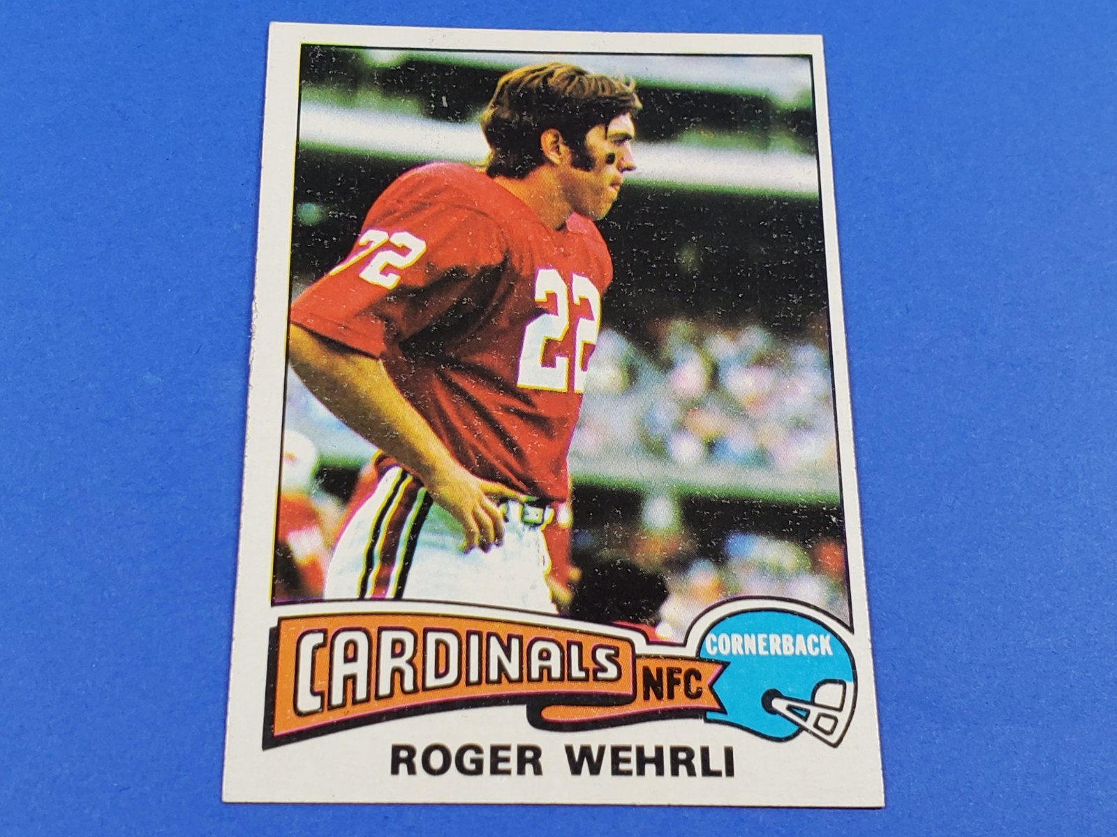 1975 TOPPS FOOTBALL #403 ROGER WEHRLI HIGH GRADE NEAR MINT NRMT 1975 TOPPS FOOTBALL #403 ROGER WEHRLI HIGH GRADE NEAR MINT NRMT