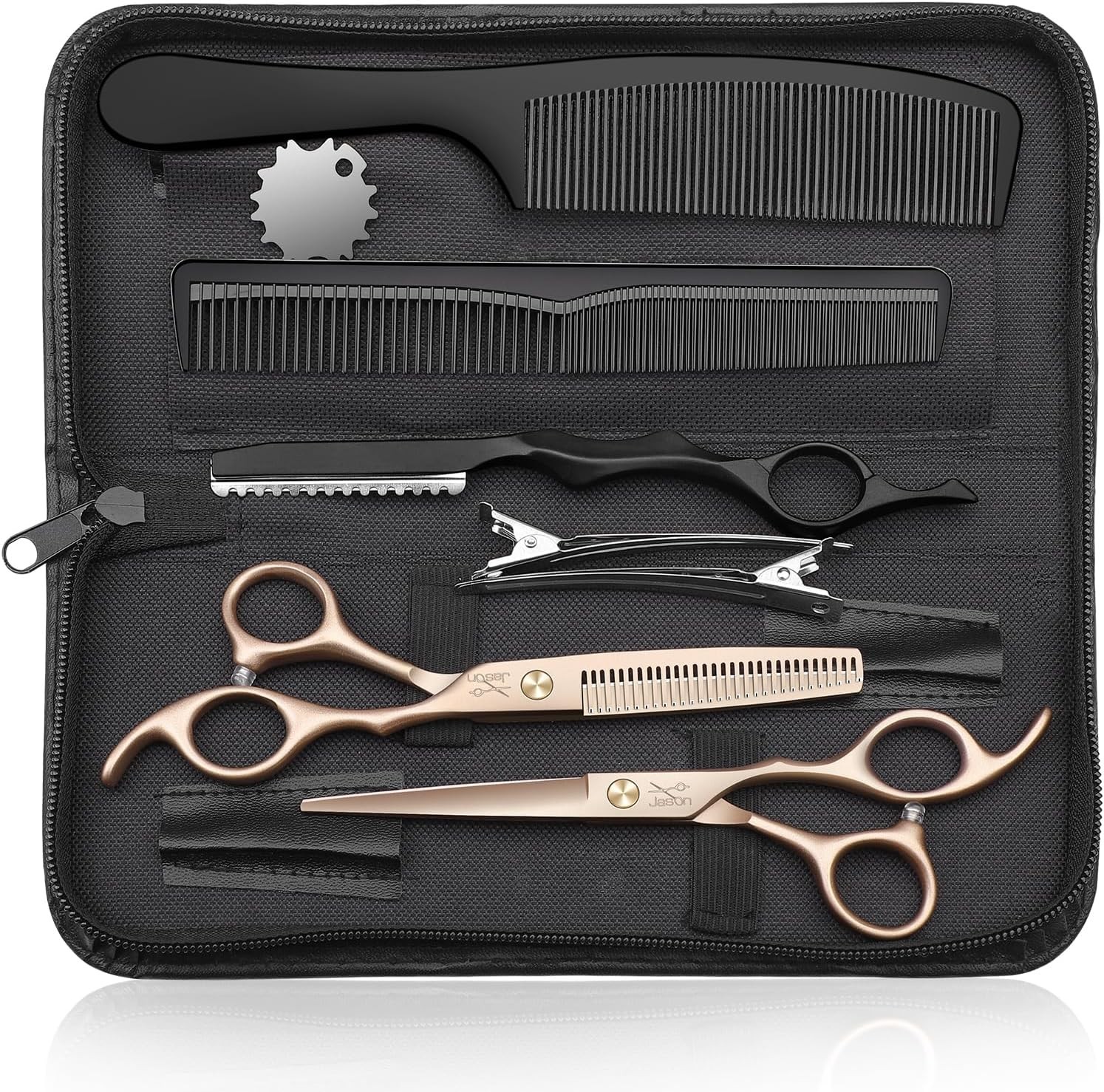 JASON Professional 10-Piece Haircut Scissors Set - 6.7\