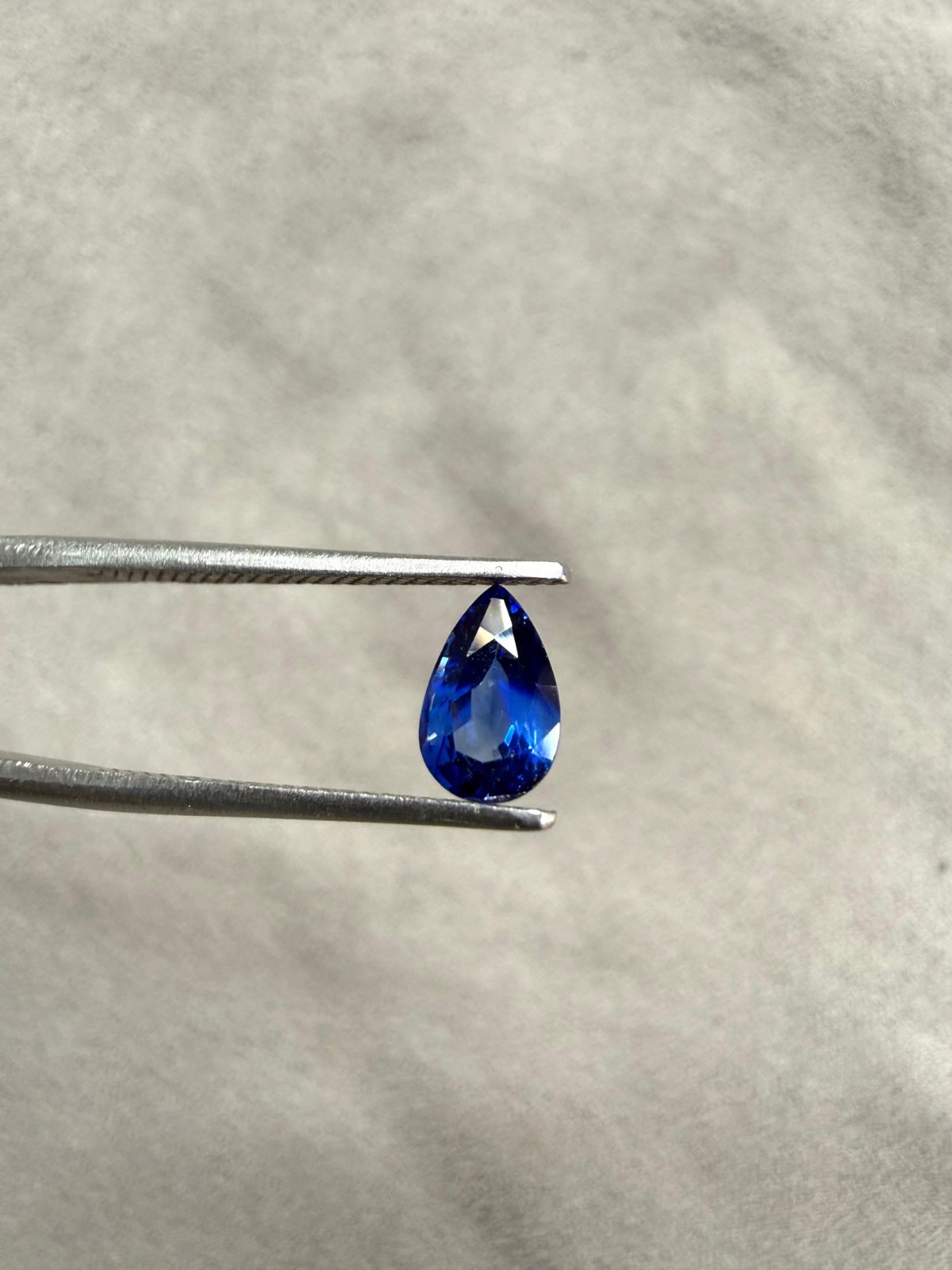 Natural Blue Sapphire Pear Shape 1.00 Ct Heated Gemstone 5x7.80mm Loose Stone