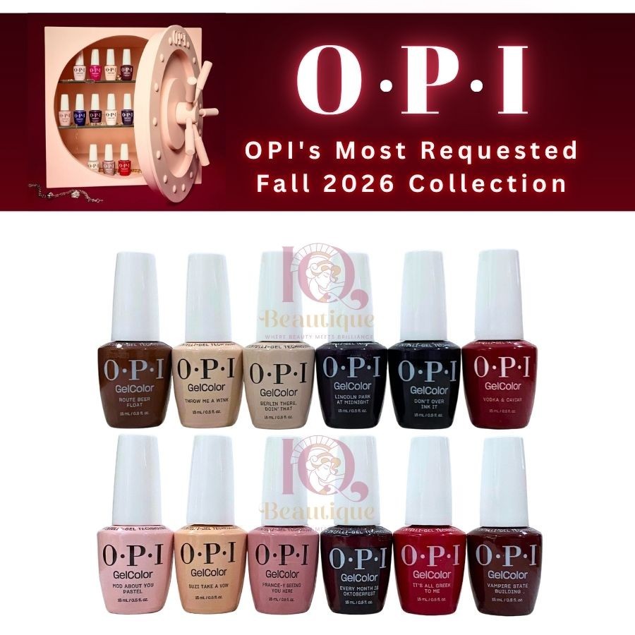 OPI Gel Polish HEMA FREE Mos Requested Fall 2026 Collection Full 12 pcs
