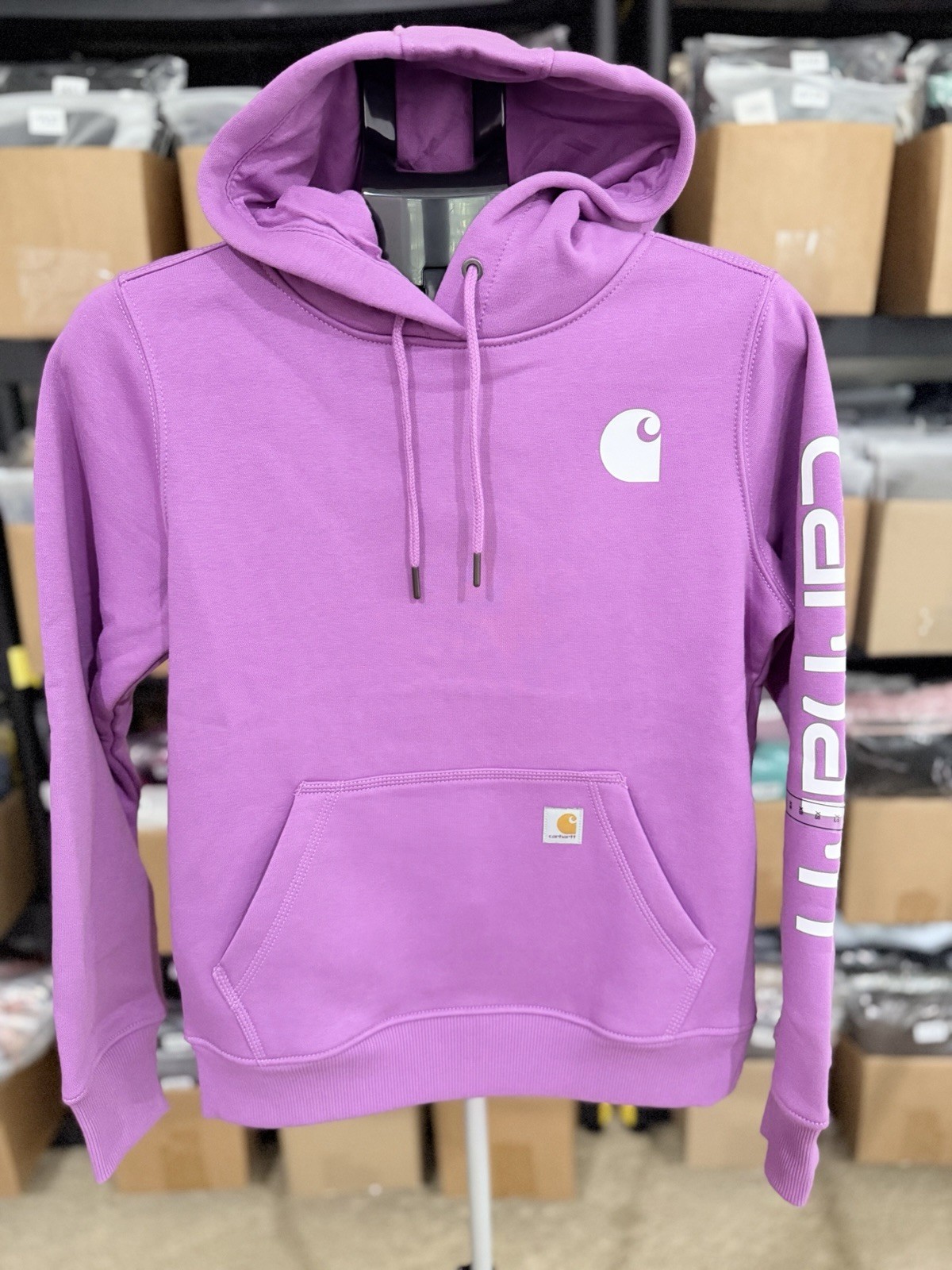 Carhartt Hoodie Cherry Blossom Women’s XS Pullover Sweatshirt NEW