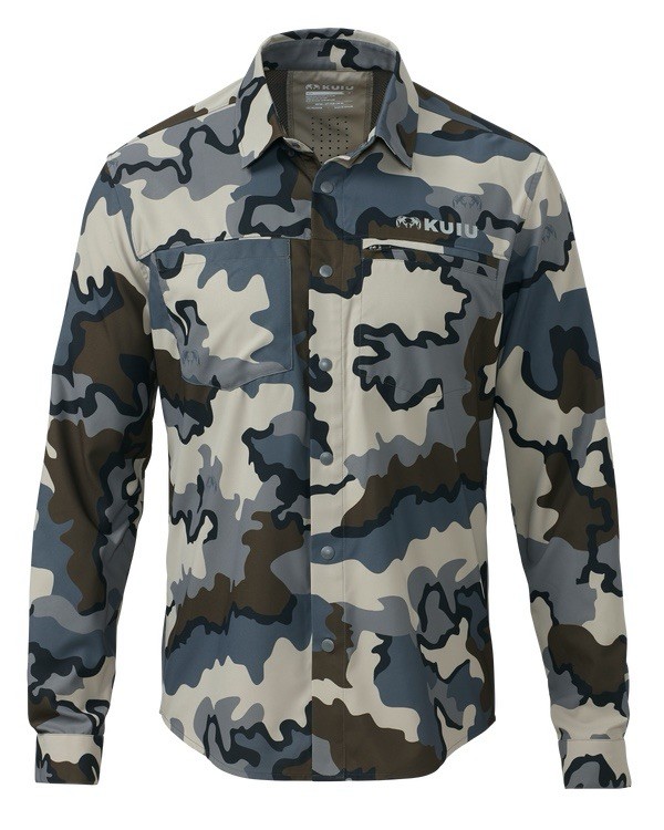 KUIU Men’s Mesa Vented Long Sleeve Snap Shirt in Vias - Size XL