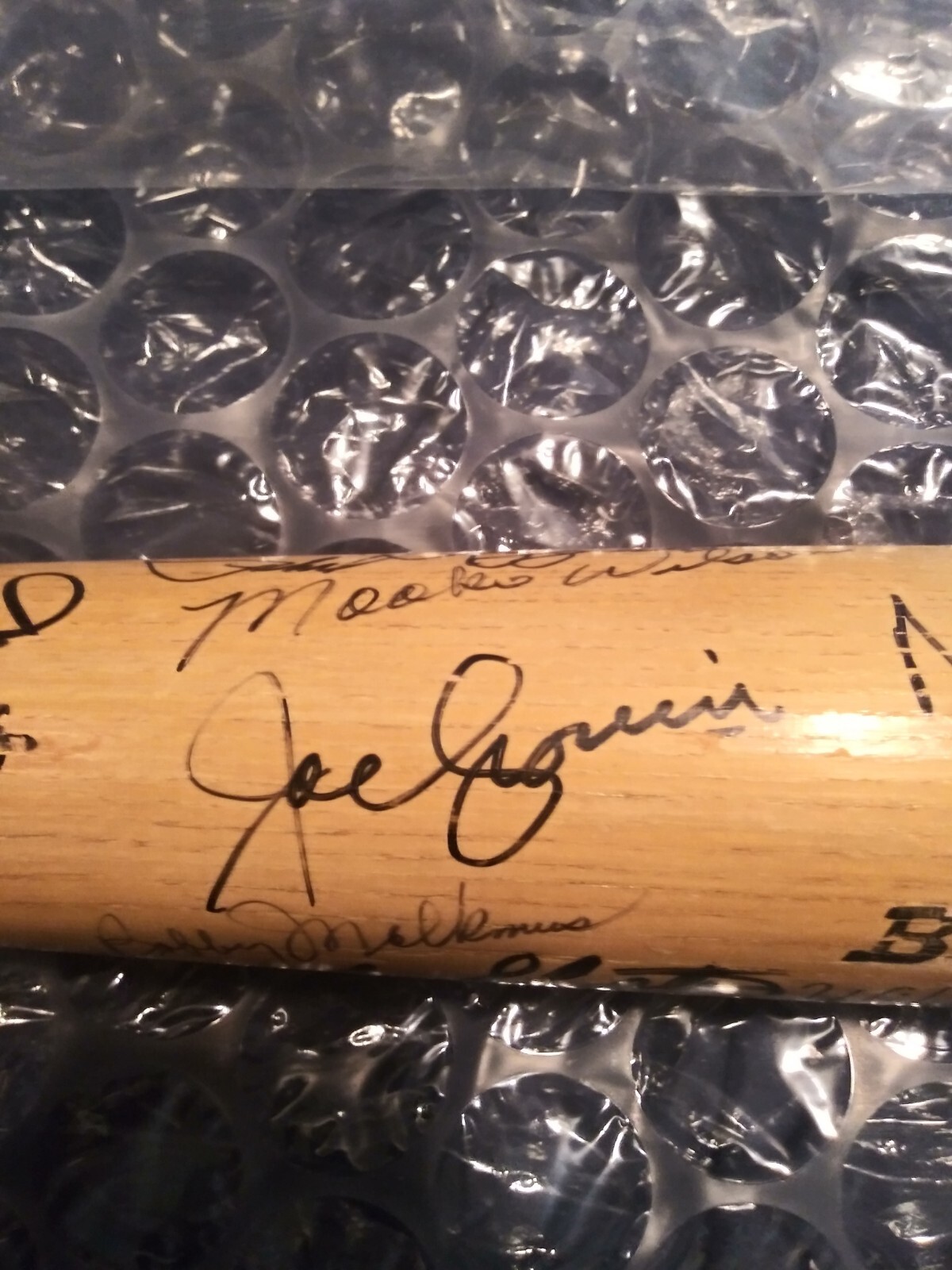 Multi Signed Baseball Bat Autograph HOF Cronin Schmidt McCovey Boggs BAS