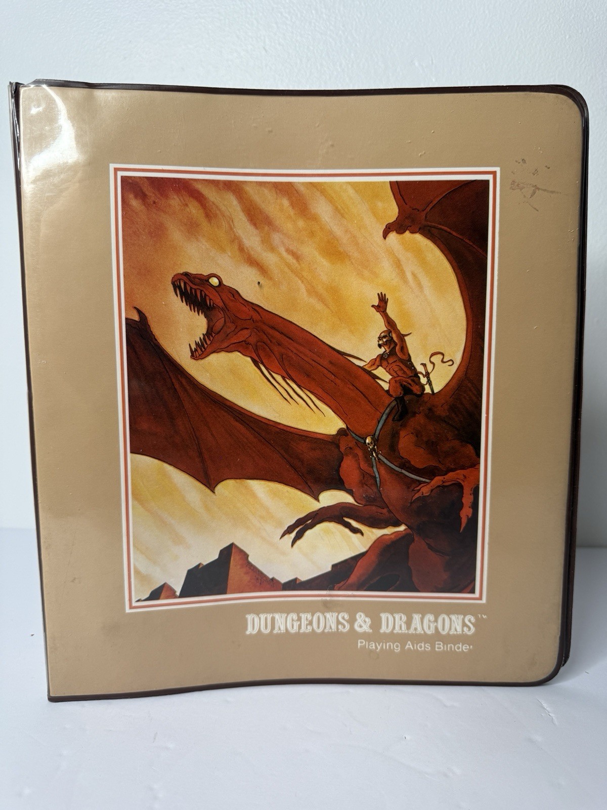 Vintage 80s St. Regis 1981 TSR Dungeons and Dragons Dragon Master 3 Ring Binder