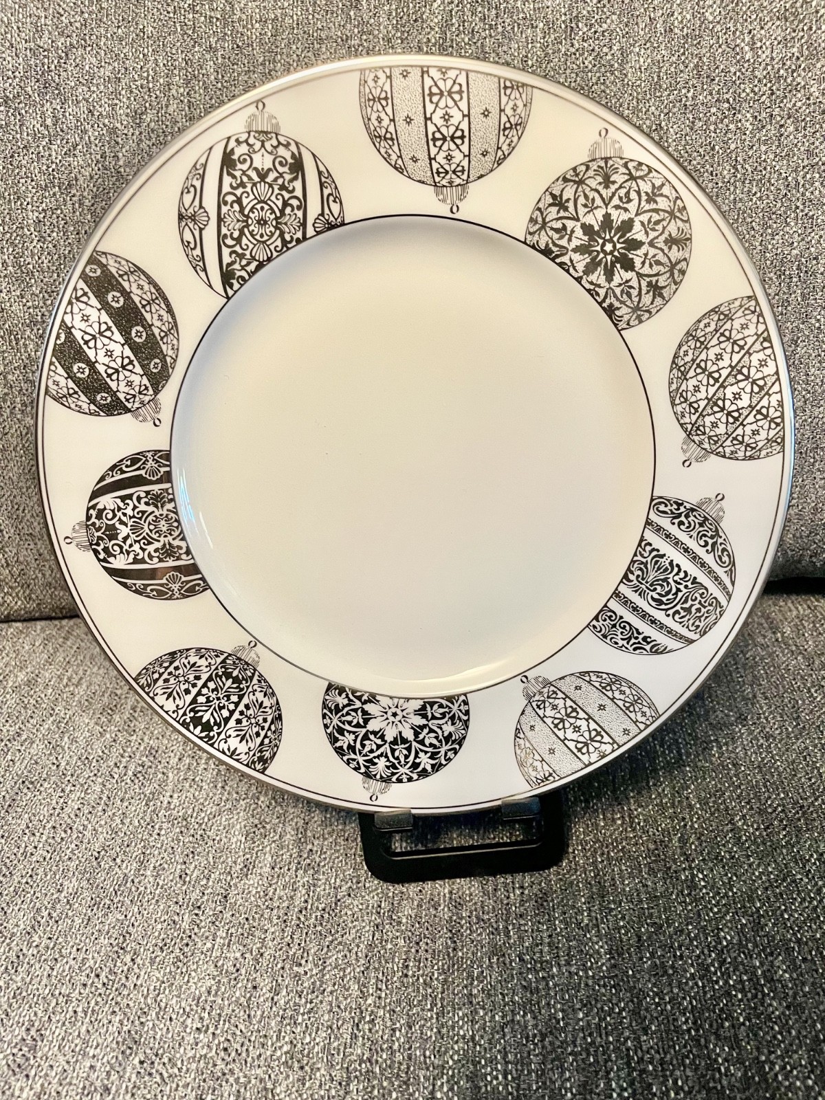 Lenox Federal Platinum Christmas (Ornaments) Plates, Rare, Sold Individually Lenox Federal Platinum Christmas (Ornaments) Plates, Rare, Sold Individually