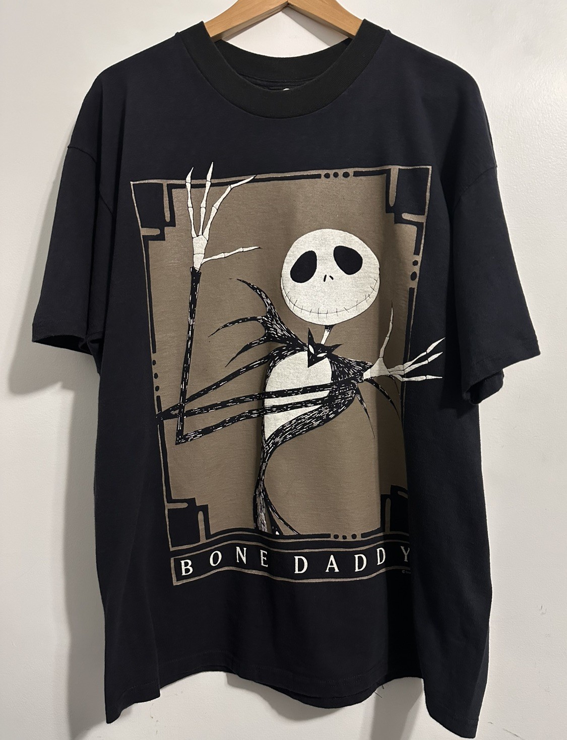 VTG 1993 Disney Nightmare Before Christmas “Bone Daddy” Single Stitch T Shirt XL VTG 1993 Disney Nightmare Before Christmas “Bone Daddy” Single Stitch T Shirt XL