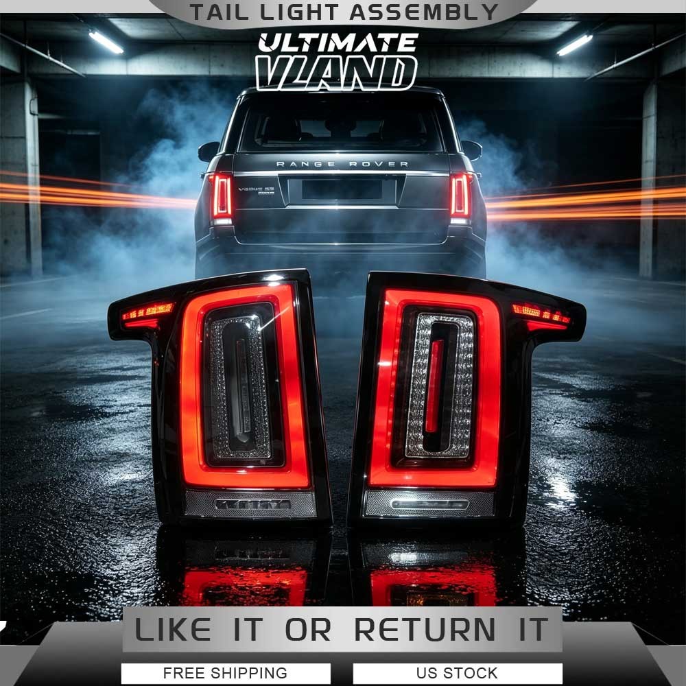 VLAND Clear LED Tail Lights For 2012-21 Range Rover Range Rover L405 W/Animation