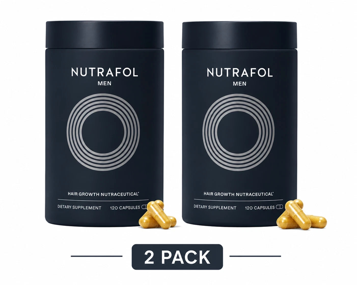 NUTRAFOL Men’s AUTHENTIC Hair Growth 2 Bottle 240 Pills 2 month supply