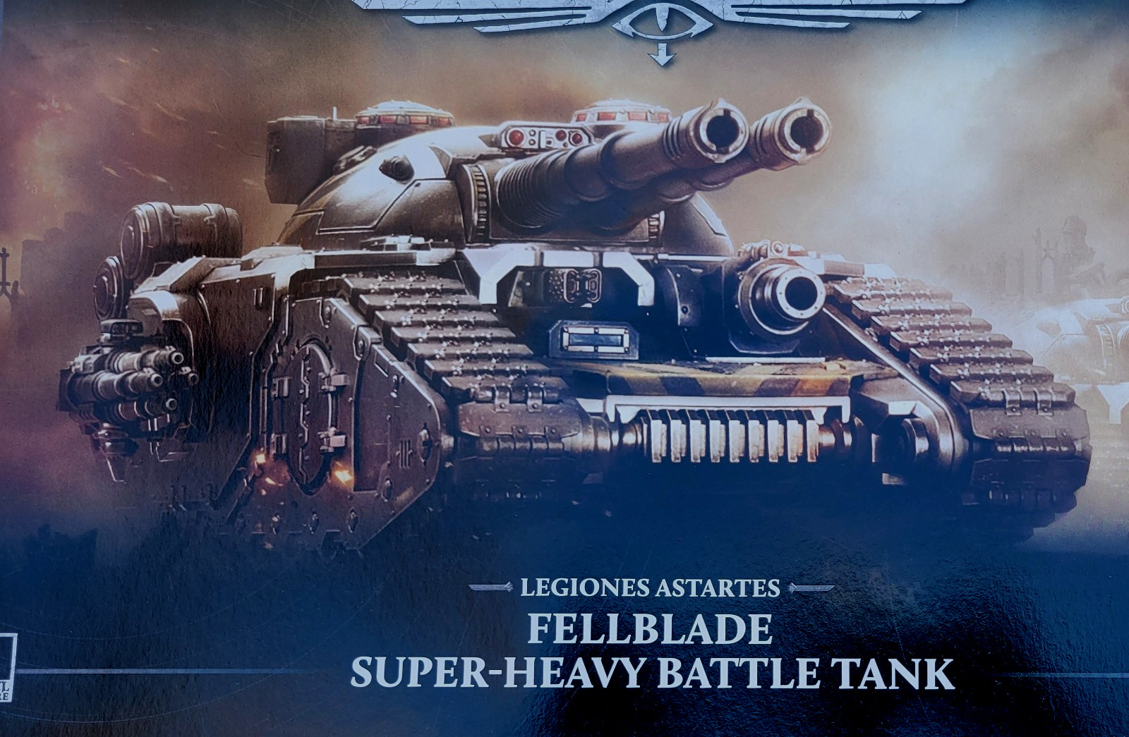 Fellblade Super-Heavy Tank Battle w/ Quad Lascannons + Heavy Flamers 40K 30K