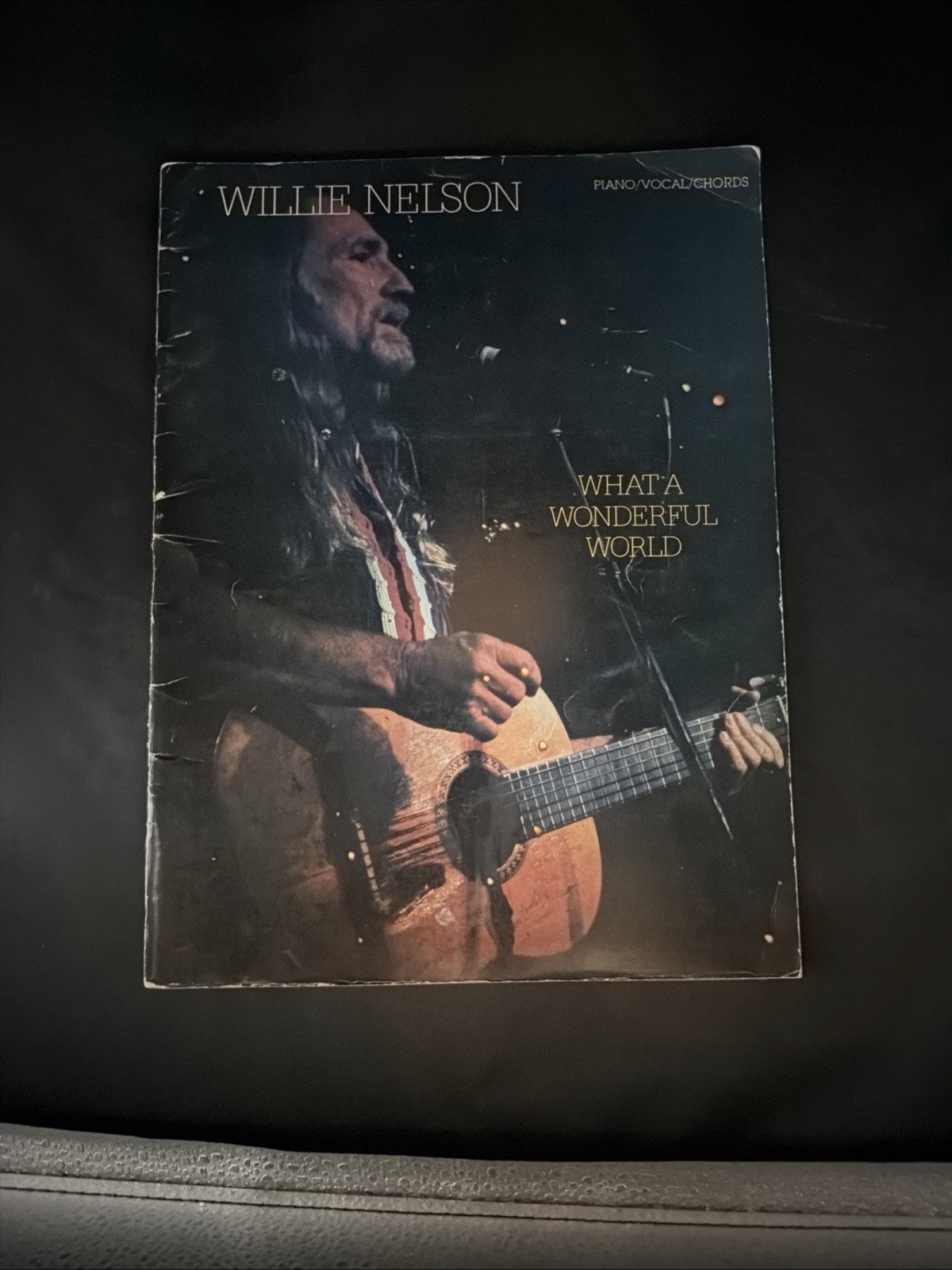 Vintage 1989-Willie Nelson Song Book, What A Wonderful World, Piano/Vocal/Chords