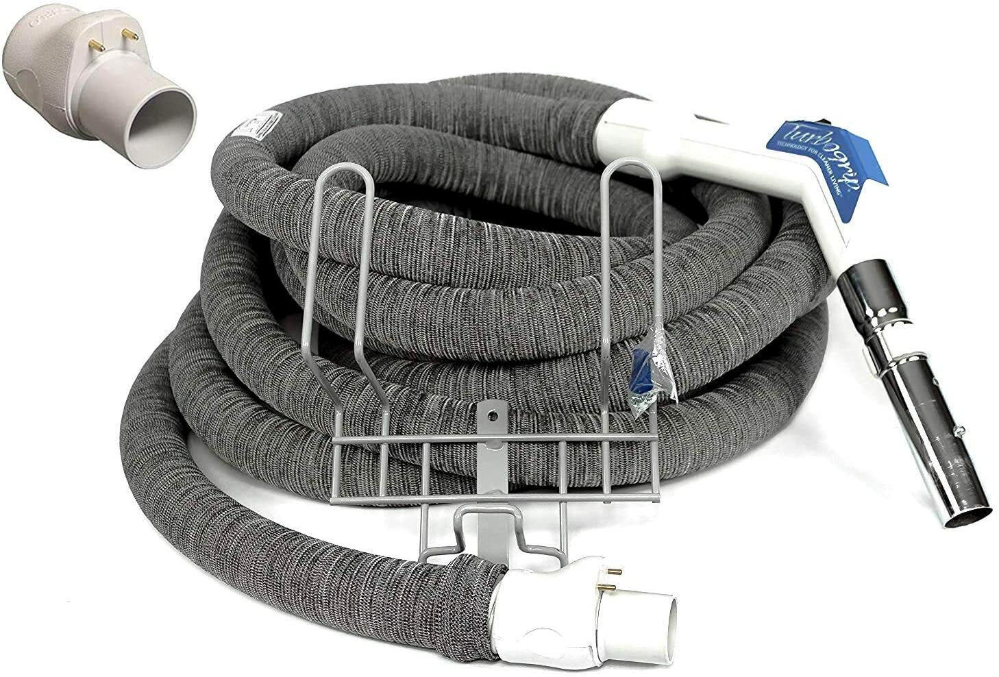 Genuine Vacuflo 30\' Turbogrip Low Voltage Central Vacuum Hose w/ sock 7352-30