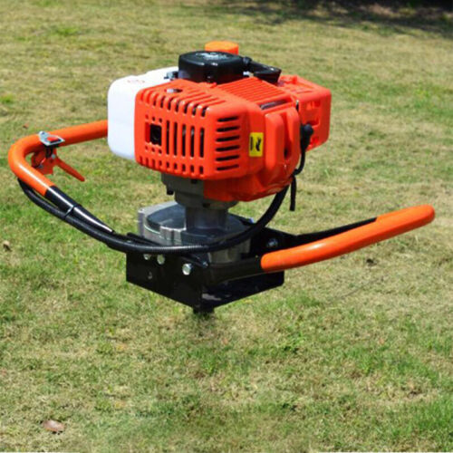 52CC 2-Stroke 7500RPM Gas Powered Earth Auger Digging Machine Post Hole Digger