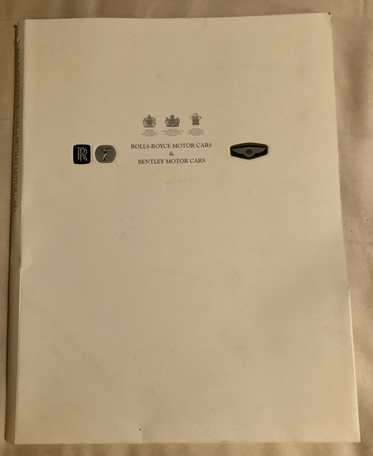 Rolls Royce - Bentley 2001 Press Release - brochure 