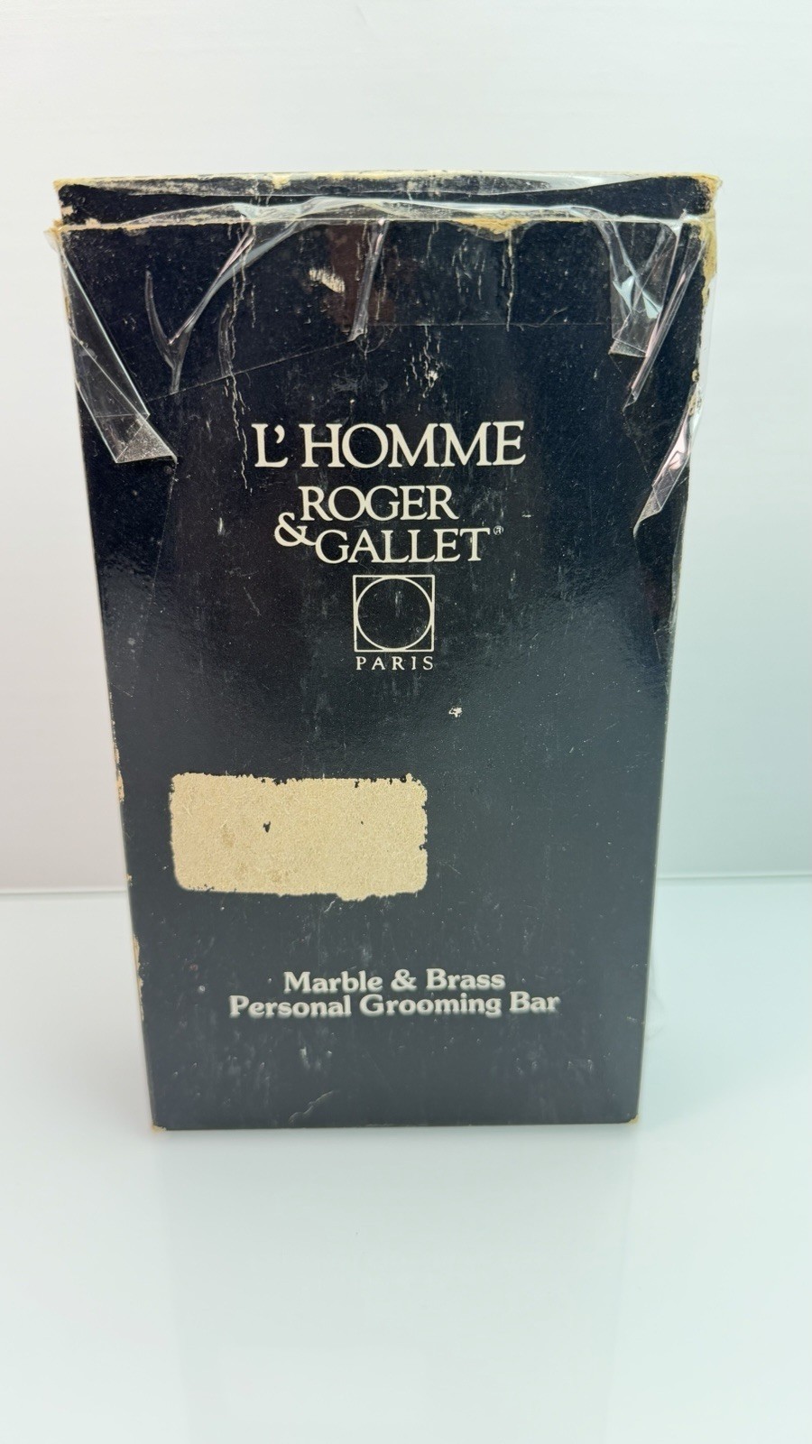Ultra Rare Vintage Roger & Gallet L'Homme Marble & Brass personal grooming bar Ultra Rare Vintage Roger & Gallet L'Homme Marble & Brass personal grooming bar