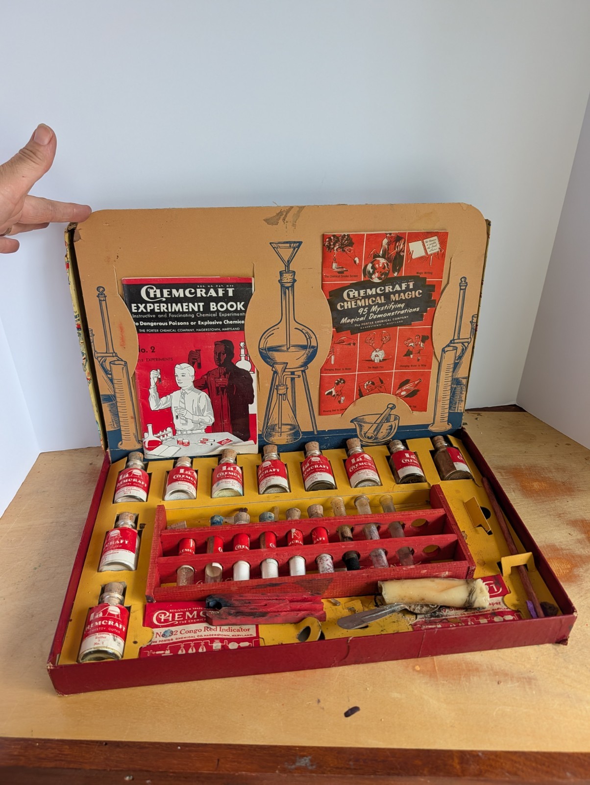 Vintage Chemcraft Chemistry Set Rare 