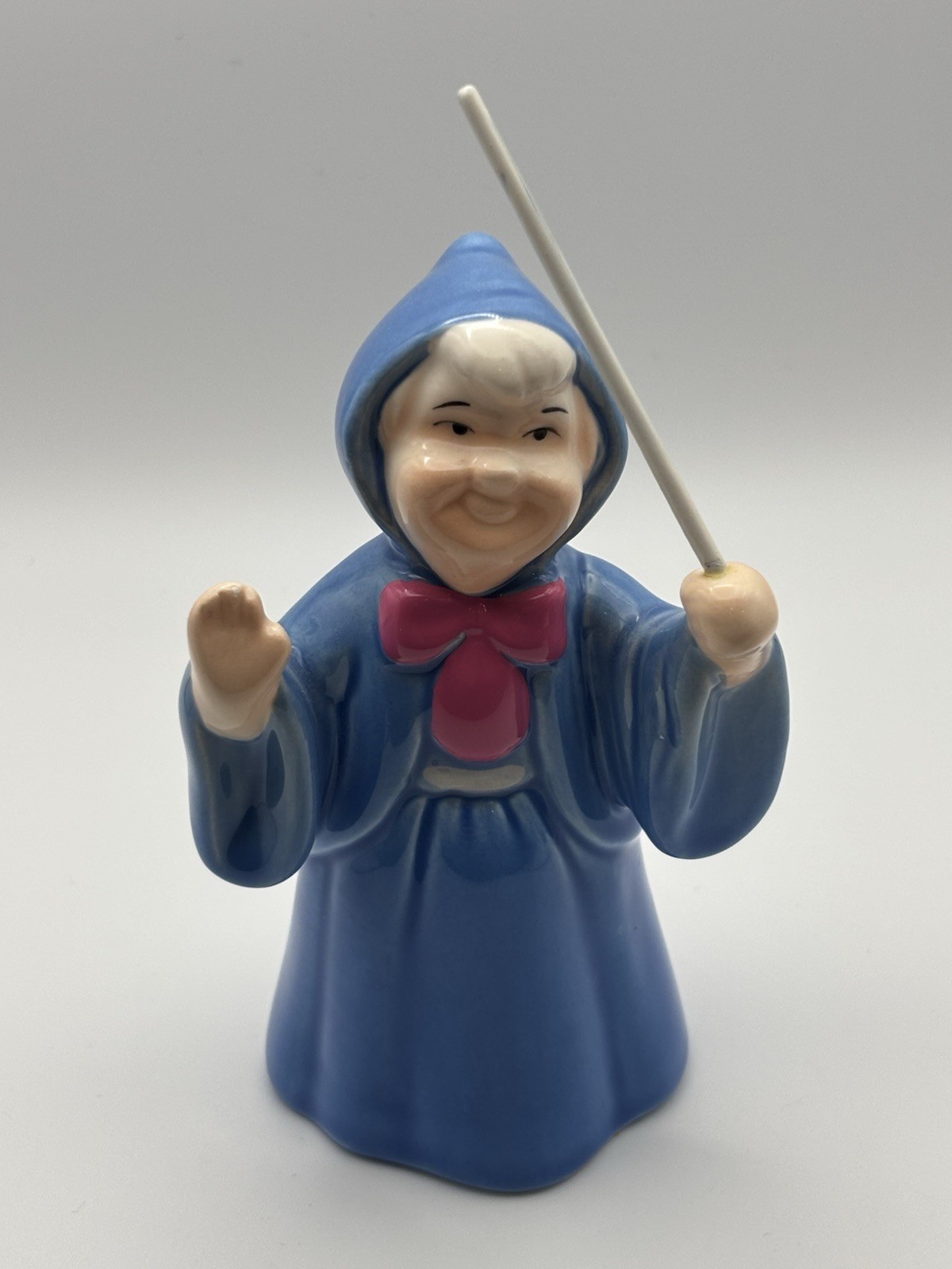 Vintage Disney Cinderella Fairy Godmother Ceramic Figurine with Wand Vintage Disney Cinderella Fairy Godmother Ceramic Figurine with Wand