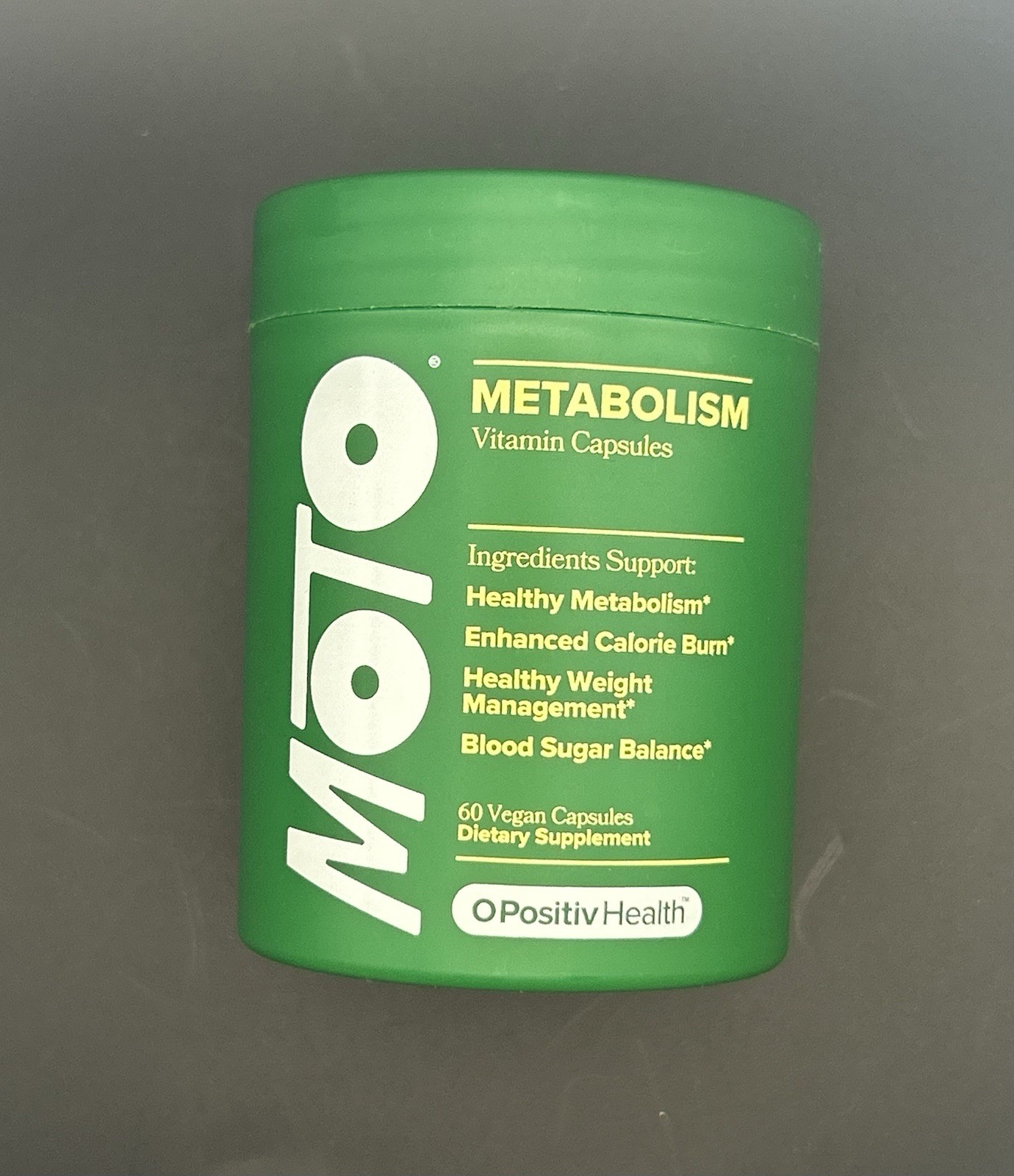 O Positiv MOTO Women's Metabolism Support Energy Curb Cravings Weight Loss 60ct