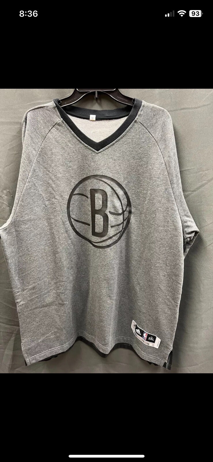 Henry Sims Game Used Brooklyn Nets Jacket Fanatics Steiner LOA Sz 2XL2