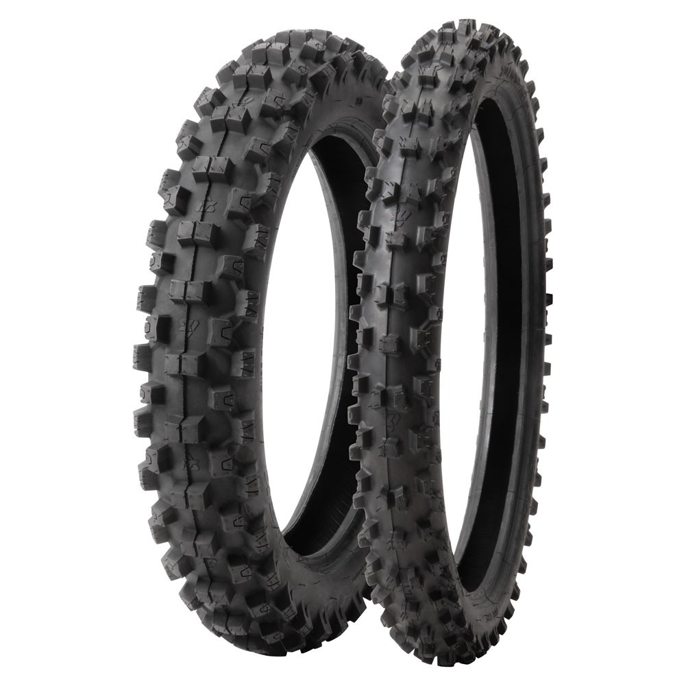 Tusk EMEX T-35 Soft/Intermediate Terrain Off Road Tire Set 70/100x19 & 90/100x16