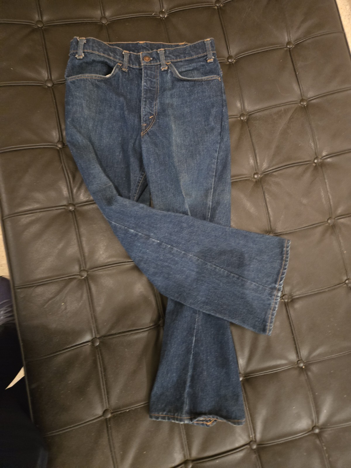 Vintage 1974 Levi\'s 646 Orange Tab Bell Bottom Jeans Made in USA Size 31 Vintage 1974 Levi\'s 646 Orange Tab Bell Bottom Jeans Made in USA Size 31