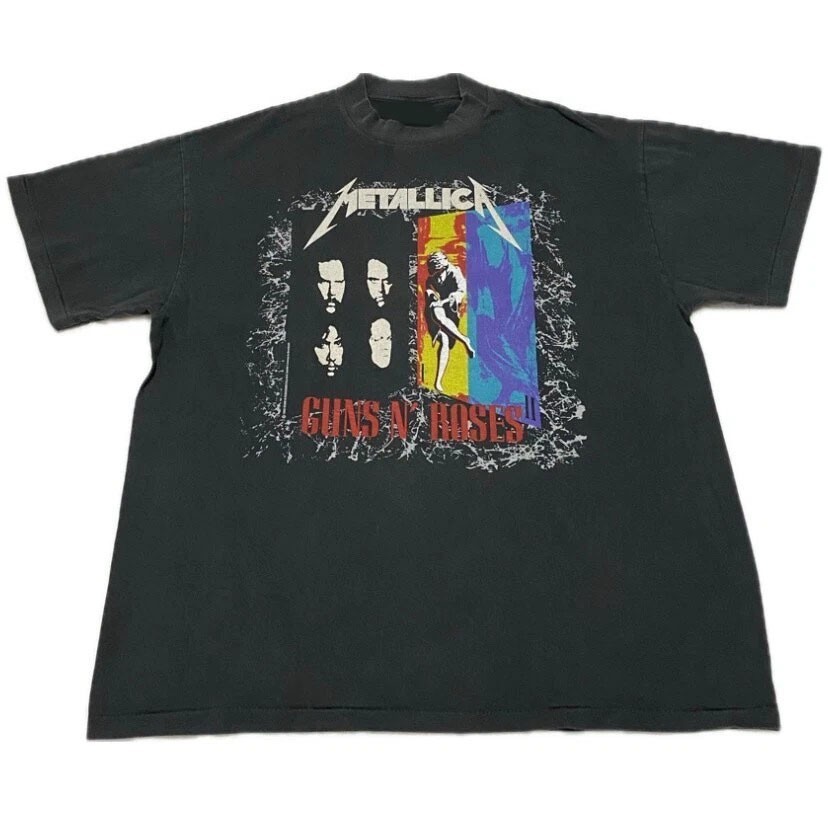 Vintage 1994 Metallica Guns N Roses Tour T-shirt REPRINT