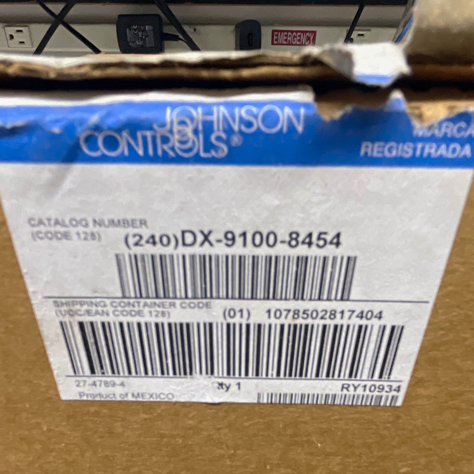 Johnson Controls DX-9100-8454 HVAC Refrigeration Control Board 240A Johnson Controls DX-9100-8454 HVAC Refrigeration Control Board 240A