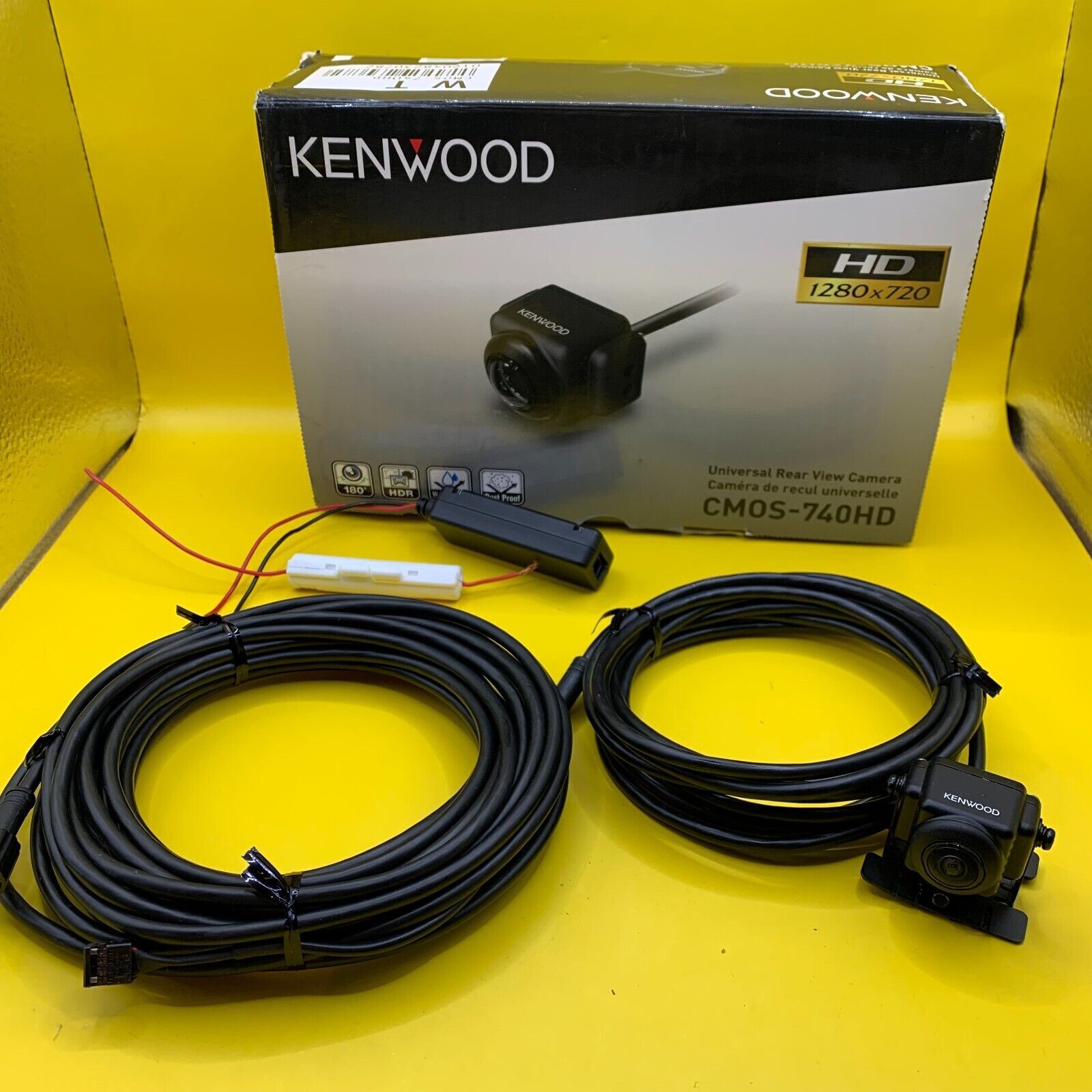 USED Kenwood CMOS-740HD High-Def Rearview Camera for Select Kenwood Touchscreens