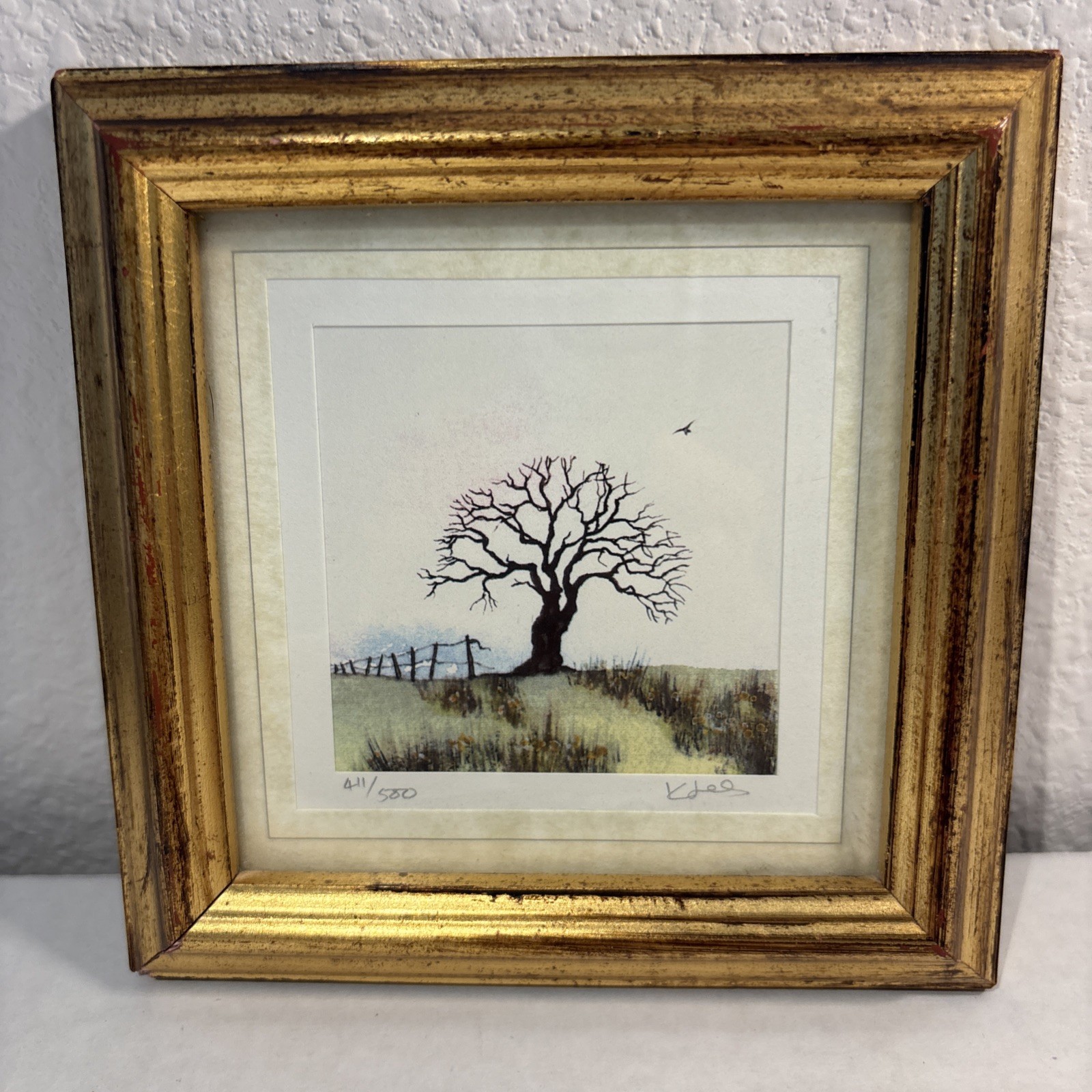 Kathleen Freeth Limited Edition Signed Miniature Print 411/500 Made in England