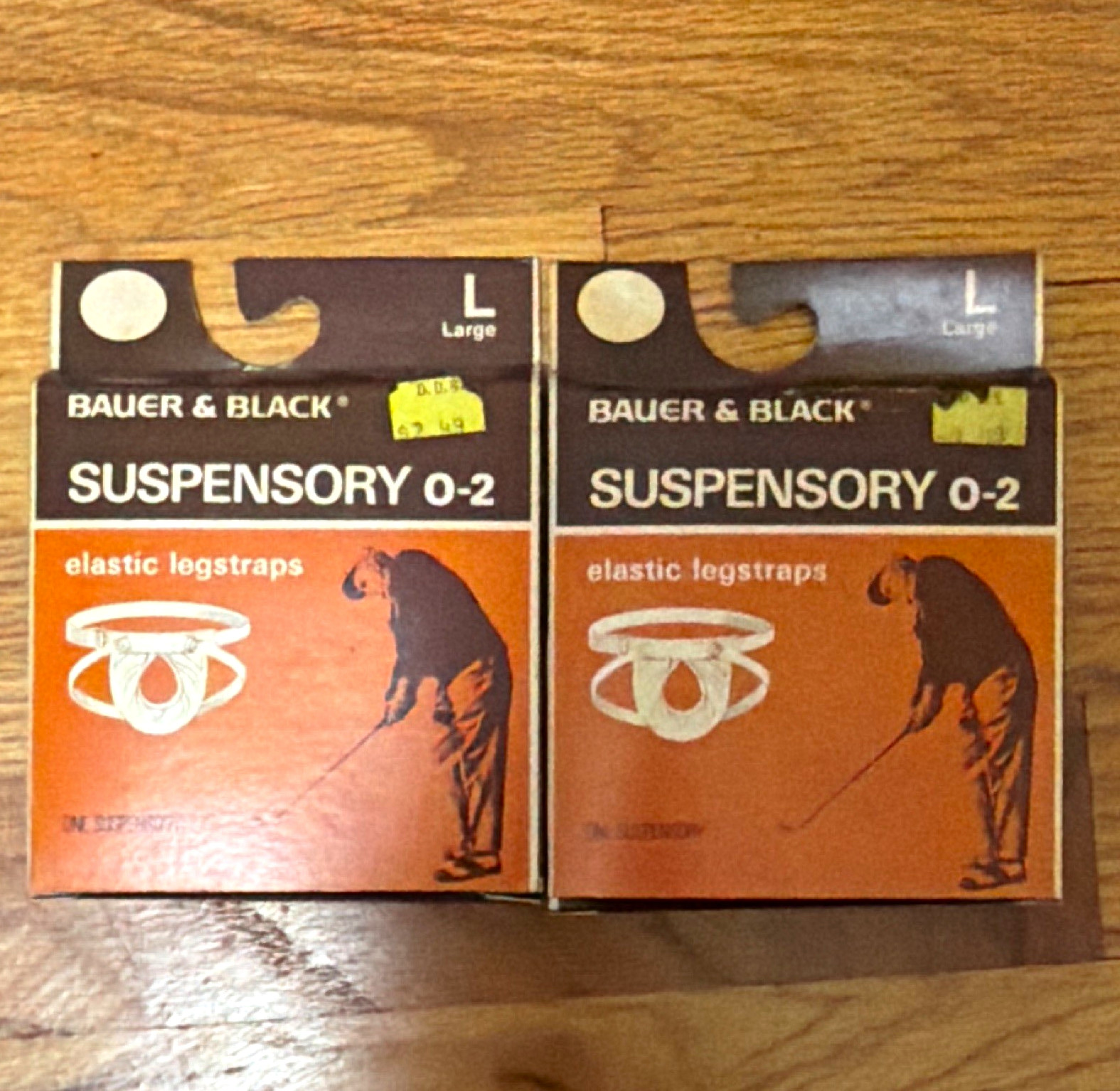 Vintage Bauer & Black Suspensory O-2 Athletic Supporter Jockstrap Large NOS Lot Vintage Bauer & Black Suspensory O-2 Athletic Supporter Jockstrap Large NOS Lot