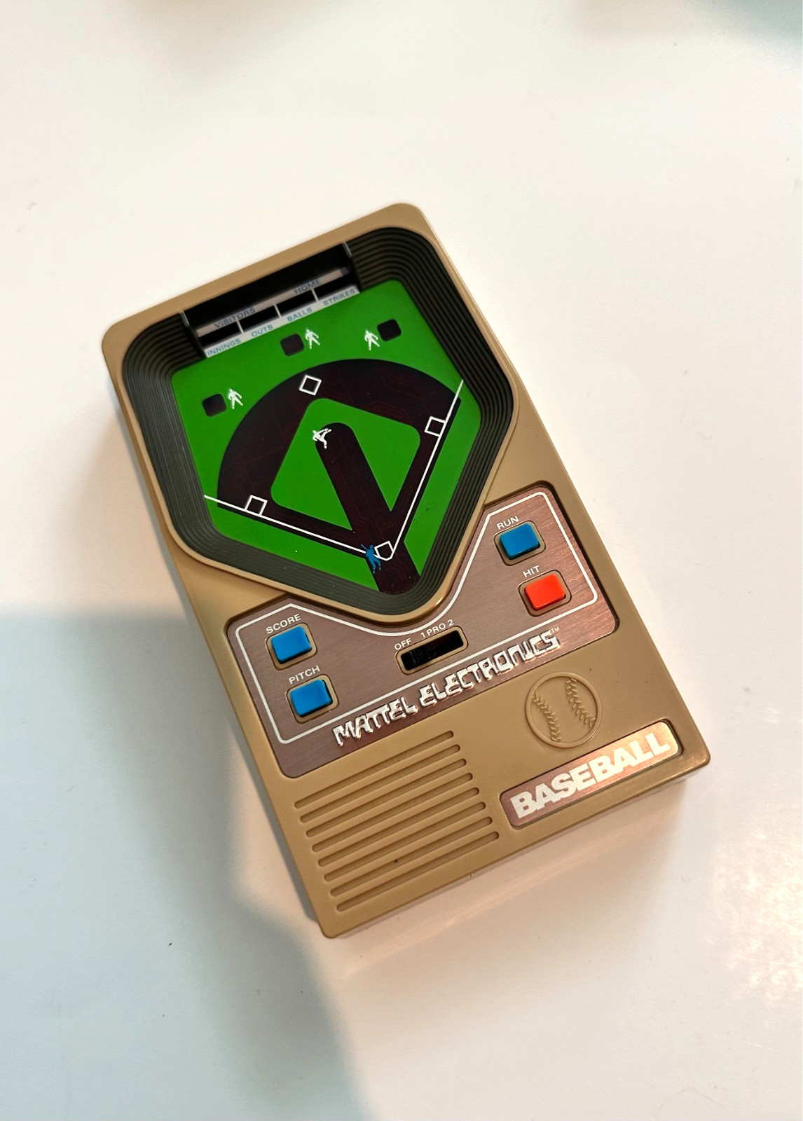 Vintage Mattel Electronics Baseball 1978 Vintage Handheld Game w/Box