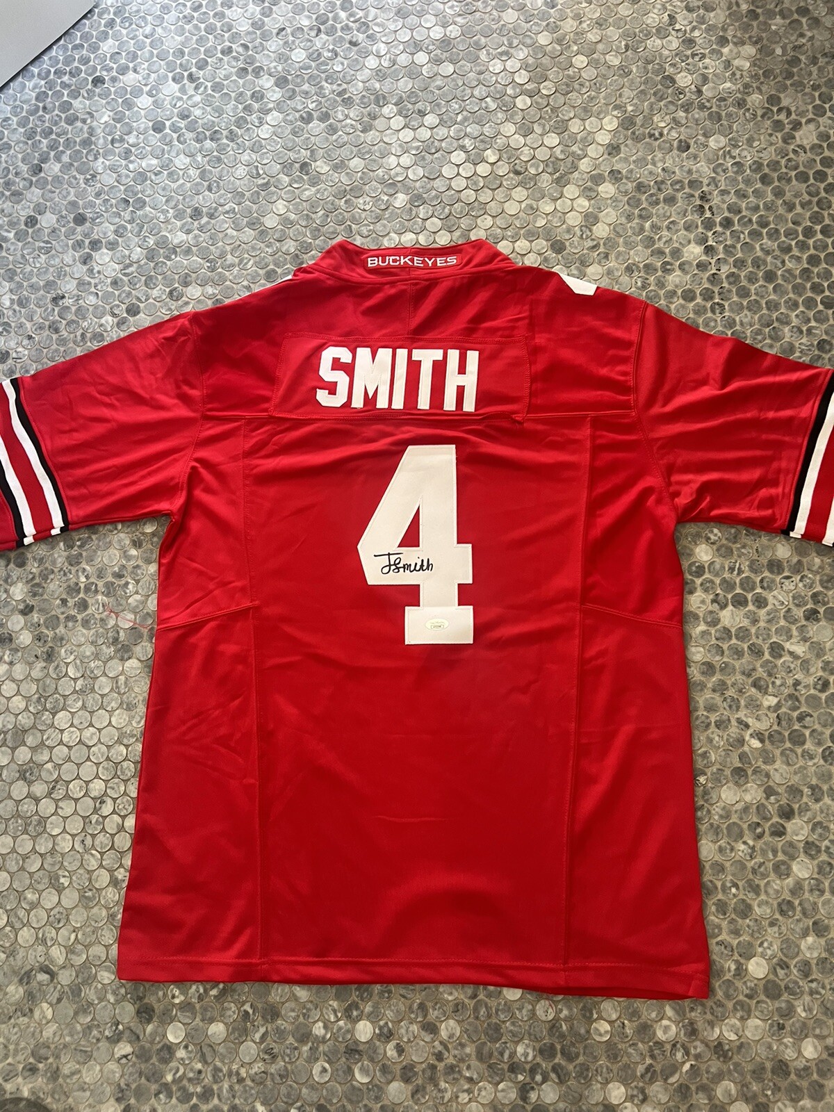 Jeremiah Smith Signed Autograph Ohio State Jersey RARE OSU Signed JSA PROOF