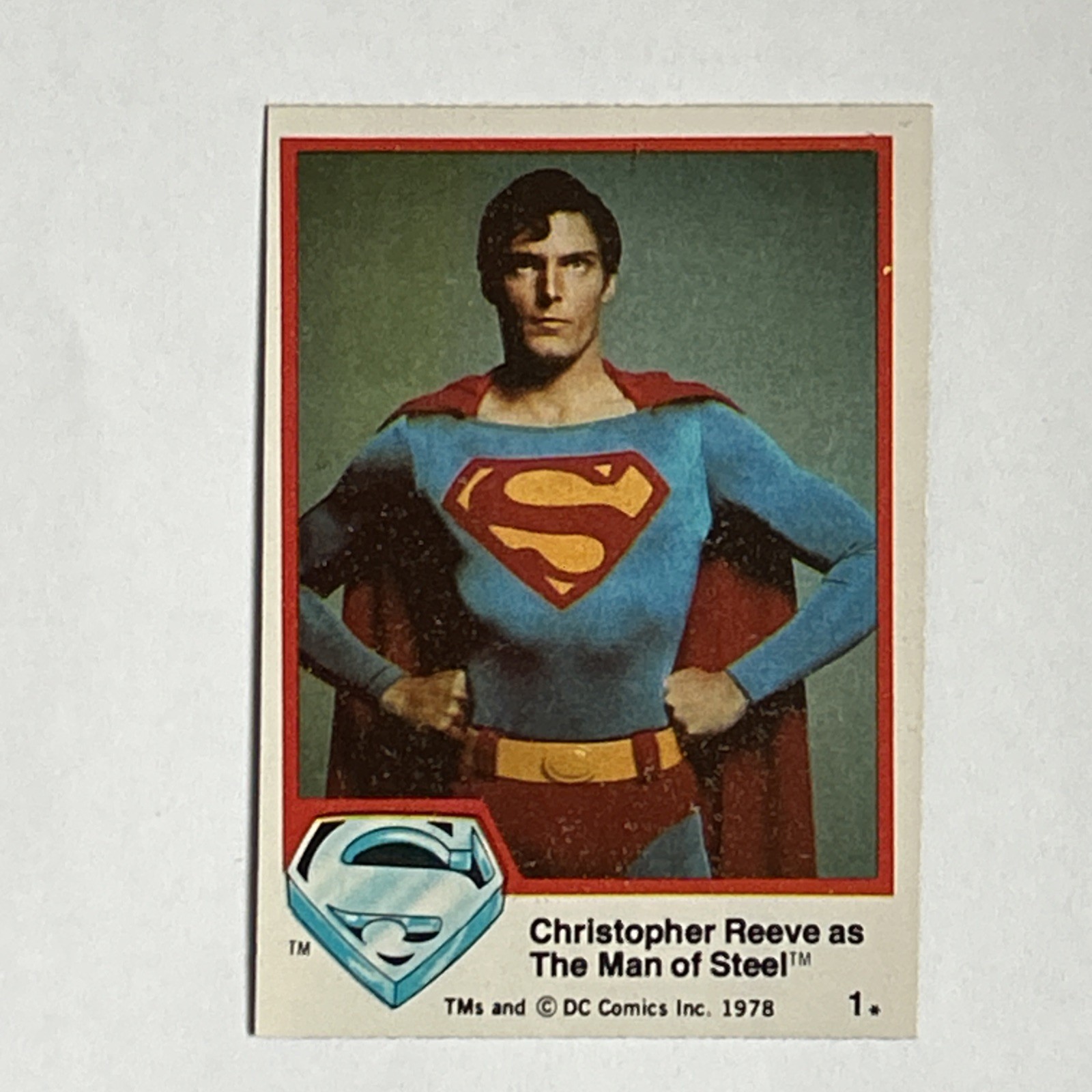 1978 Dc Comics Christopher Reeves as the man of steel #1 1978 Dc Comics Christopher Reeves as the man of steel #1