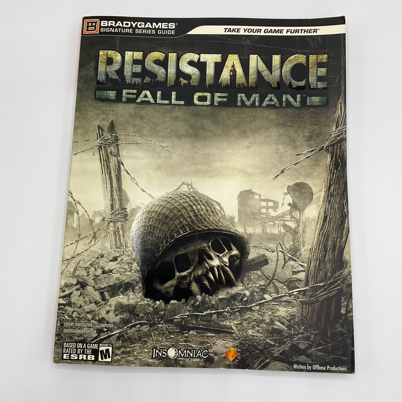 Resistance Fall of Man Official Strategy Guide – Signed by Insomniac – Rare