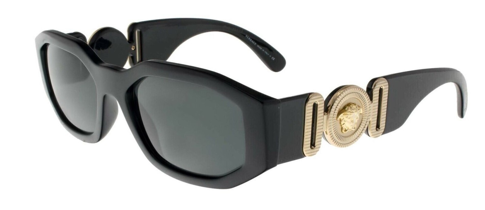 Versace 0VE4361 GB1/87 Black/Grey 53MM Cat Eye Unisex Sunglasses