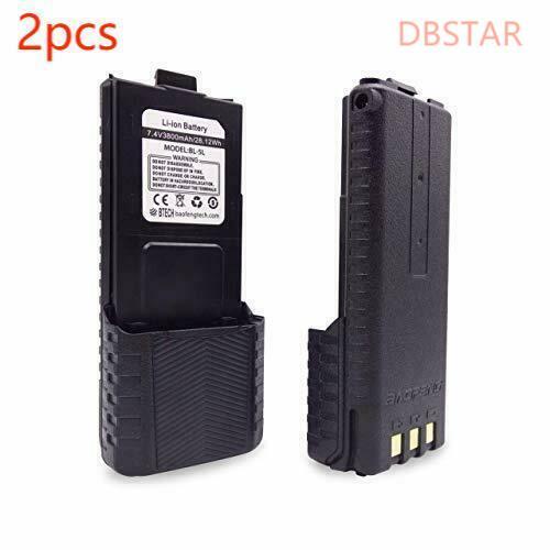 2 x BAOFENG Pofung BL-5L 3800mAh 7.4V Extended Li-Ion Battery for UV-5R Radio