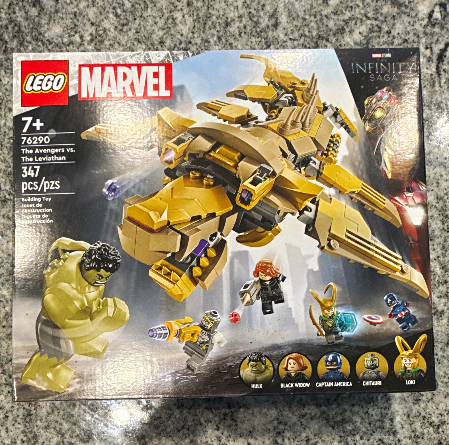 LEGO Marvel 76290 Avengers vs. the Leviathan Infinity Saga 347 pcs Ages 7+