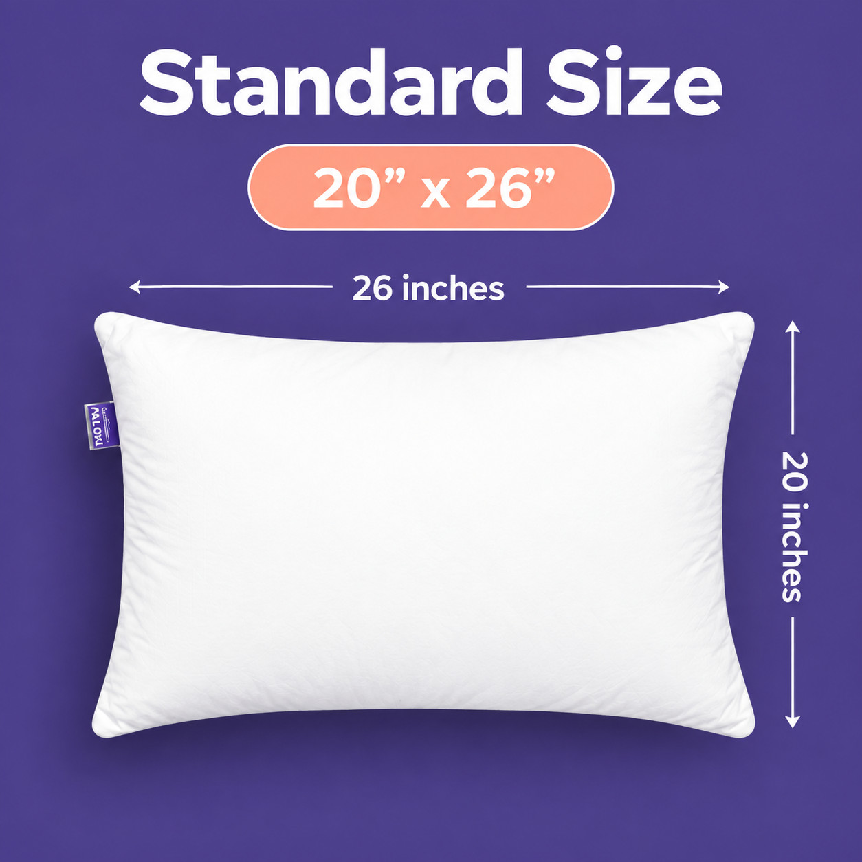 Standard Mellow Hotel CloudShield Down Alternative Pillow