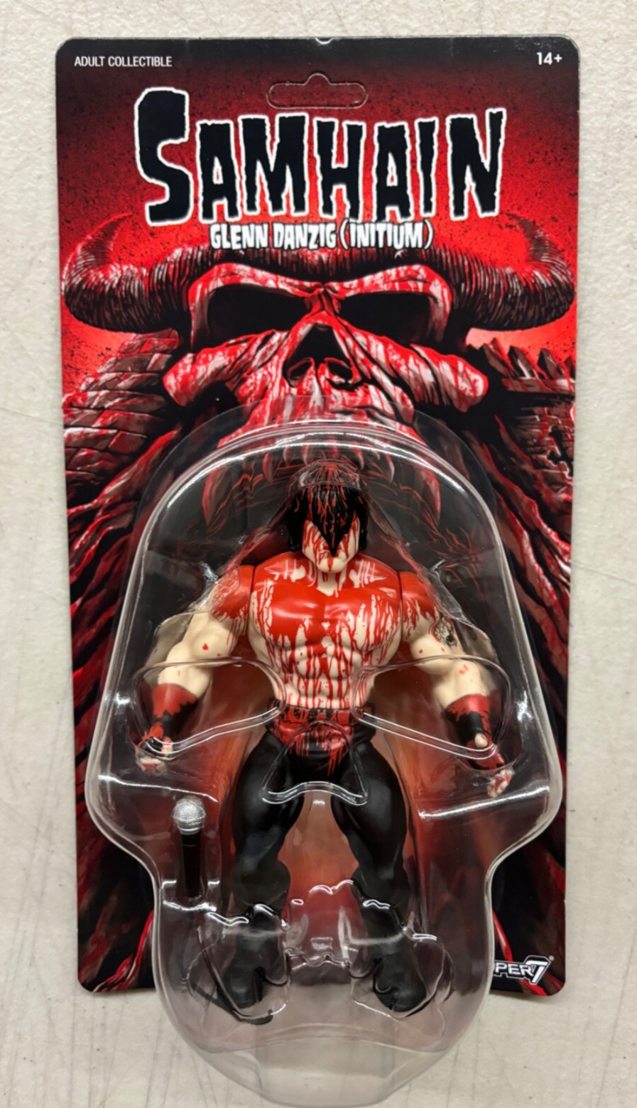 Glenn Danzig Samhain Initium Bloody Super7 2025 Vintage Style Figure MOC Glenn Danzig Samhain Initium Bloody Super7 2025 Vintage Style Figure MOC