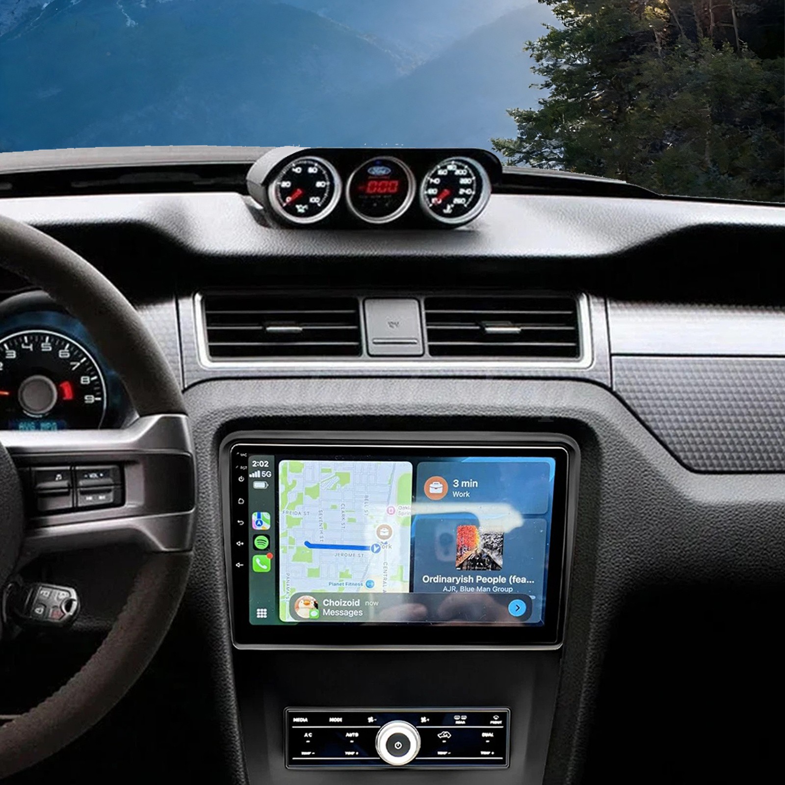 2+64G Android 16 Carplay Car Stereo Radio For 2010-2014 Ford Mustang GPS Cam 2+64G Android 16 Carplay Car Stereo Radio For 2010-2014 Ford Mustang GPS Cam
