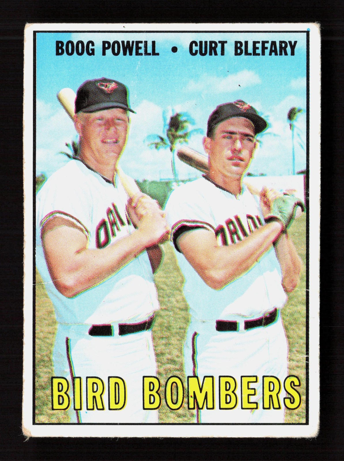1967 Topps #521 Bird Bombers (Boog Powell / Curt Blefary) 1967 Topps #521 Bird Bombers (Boog Powell / Curt Blefary)
