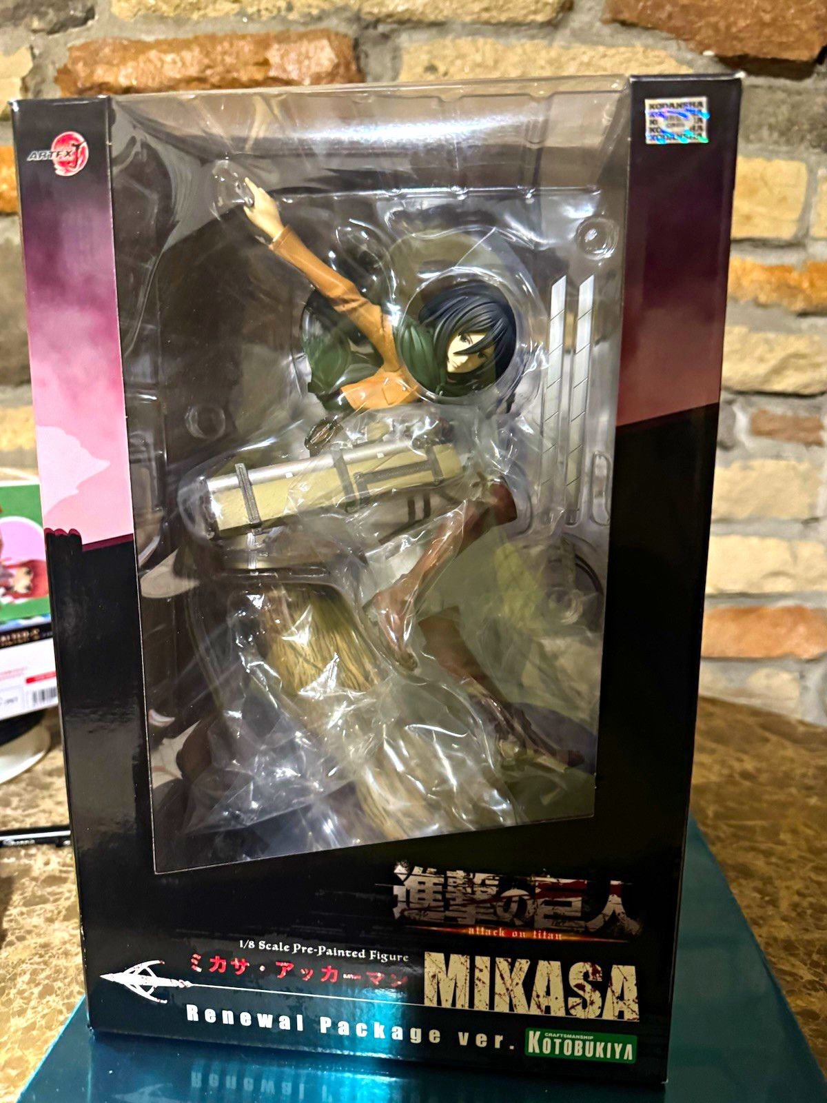 Kotobukiya ARTFX J Attack on Titan Mikasa Ackerman 1/8 Figure Renewal ver. Read 