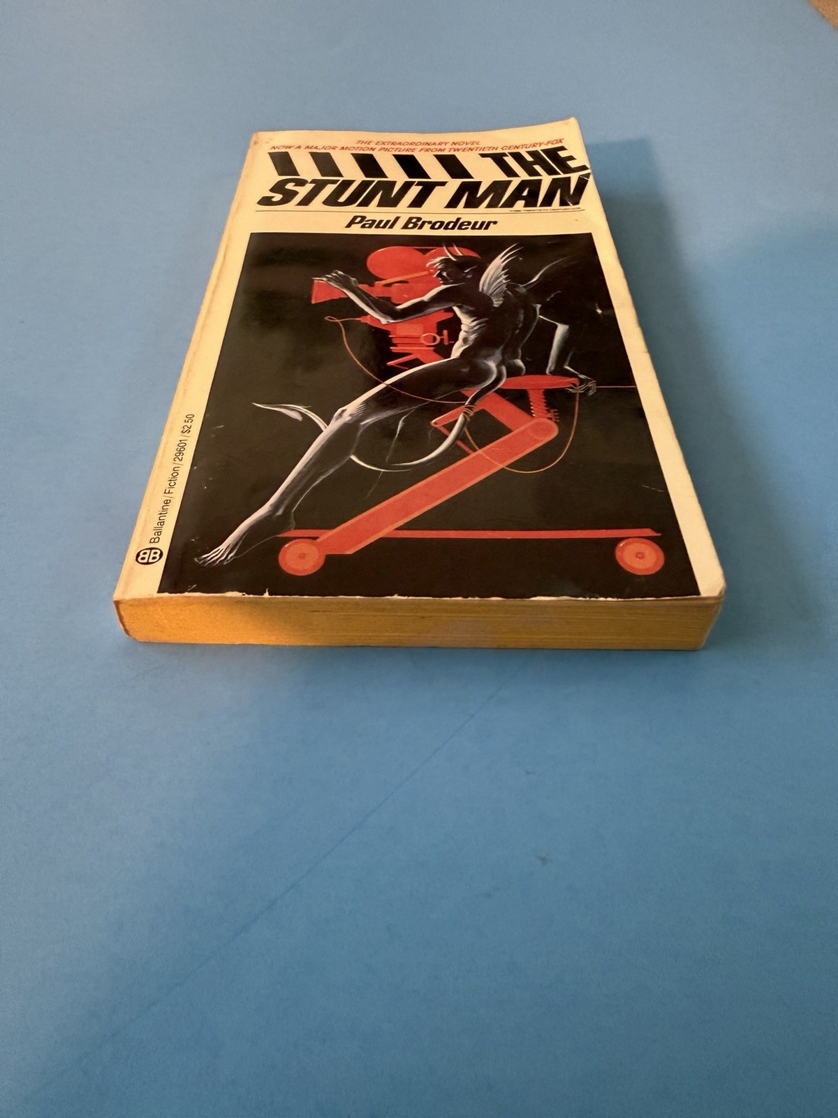 The Stunt Man by Paul Brodeur 1980 - RARE Paperback