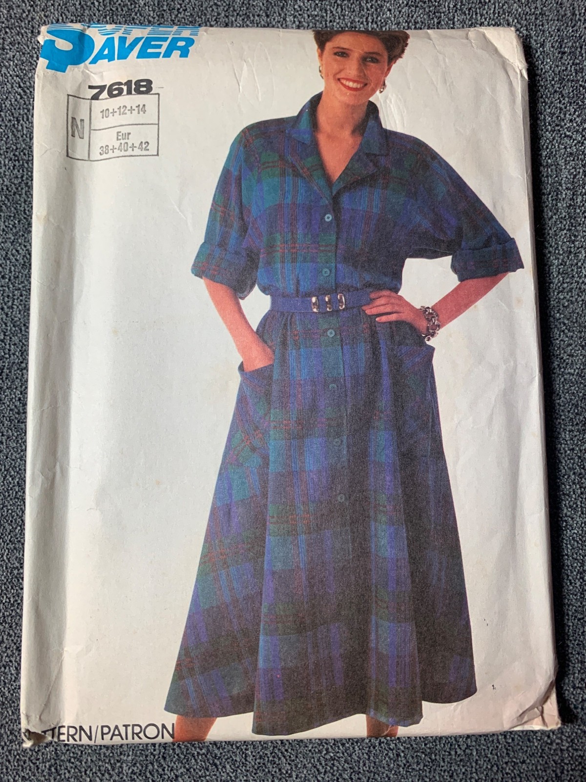 Simplicity Misses Dress Sewing Pattern Size 10 12 14 7618 - uncut