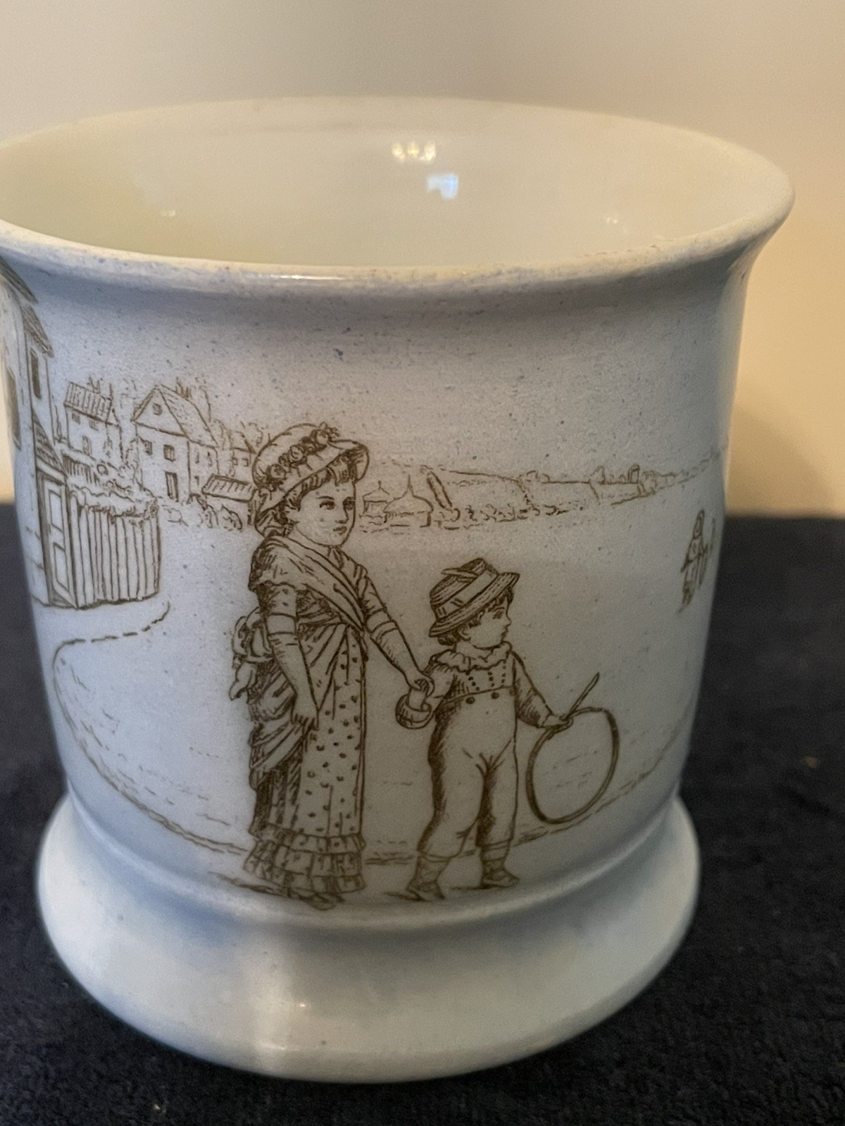 Antique Child\'s Mug Kate Greenaway Figures
