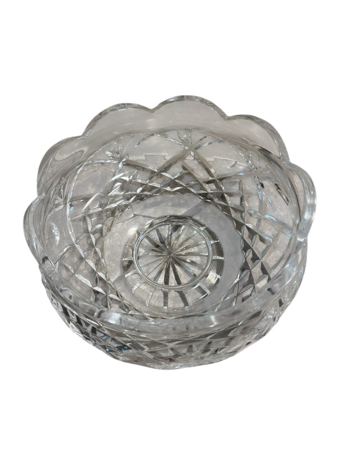 Waterford Crystal Footed Bowl Vintage Made In Ireland 7 Inch